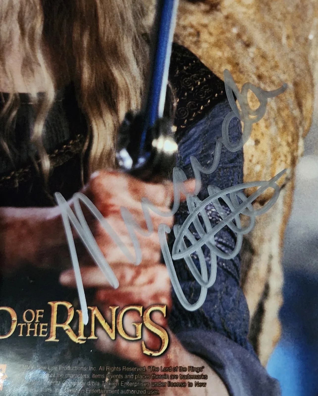 Miranda Otto — Miranda Otto Signed Eowyn Lord Of The Rings Promo 8x10 Photo PSA DNA & Creation, изображение 2