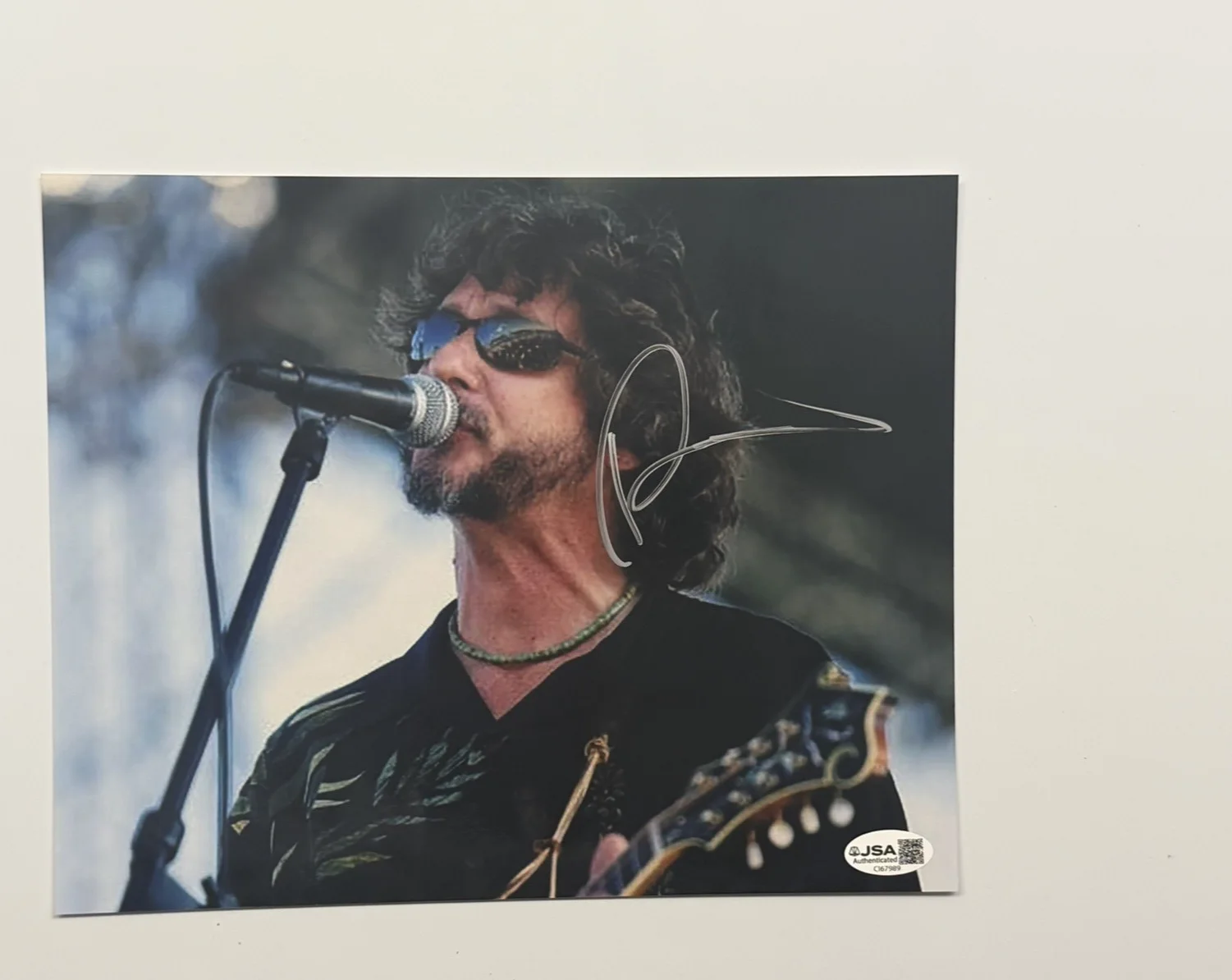 Leftover Salmon Drew Emmitt Signed Autographed 8x10 Photo JSA COA Bluegrass, image 2