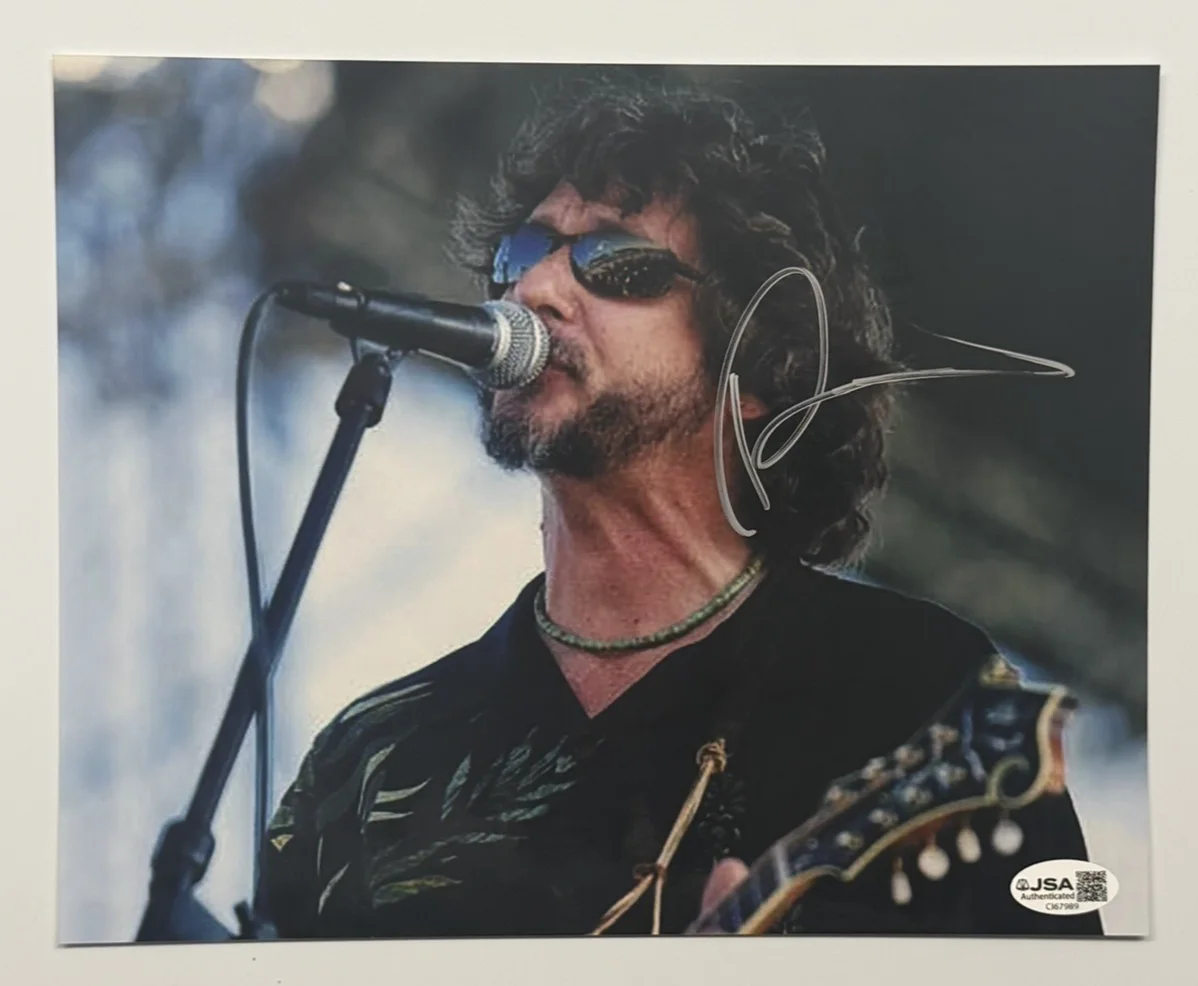Leftover Salmon Drew Emmitt Signed Autographed 8x10 Photo JSA COA Bluegrass, image 3