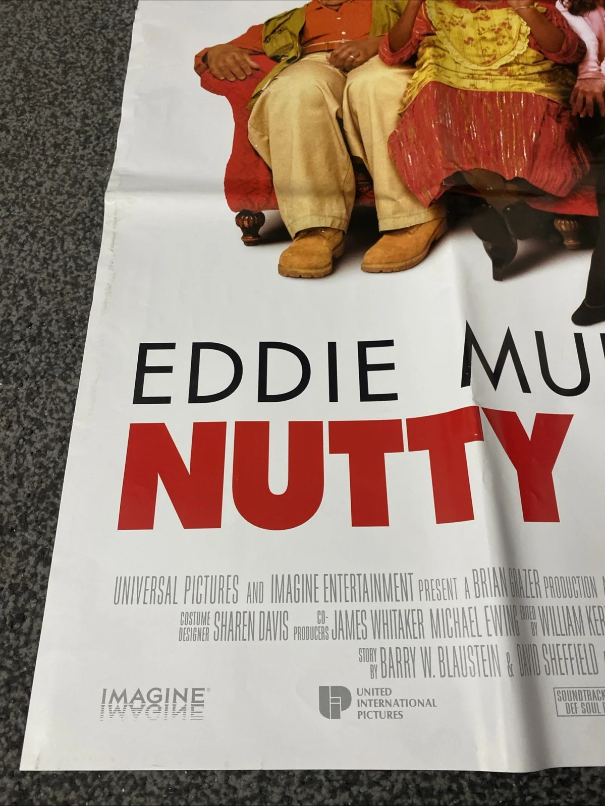 Nutty Professor 2: The Klumps (2000). Original UK quad cinema poster. Excellent., image 2