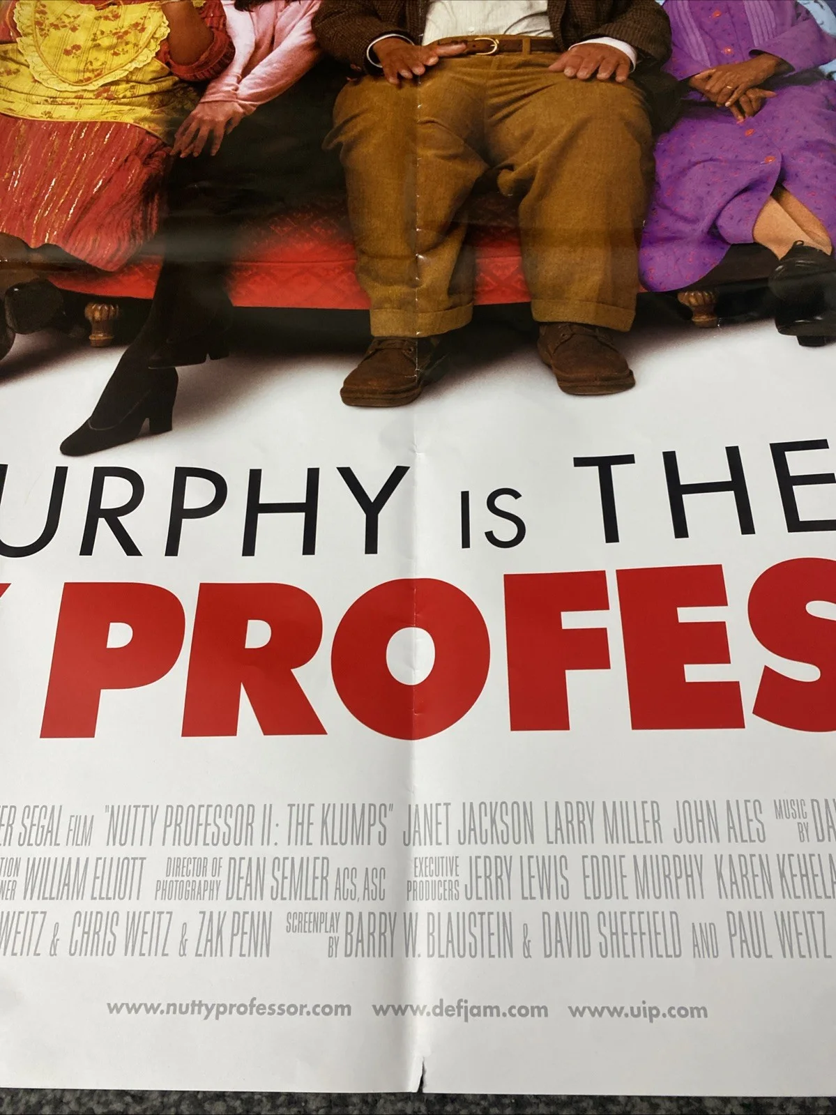 Nutty Professor 2: The Klumps (2000). Original UK quad cinema poster. Excellent., image 4