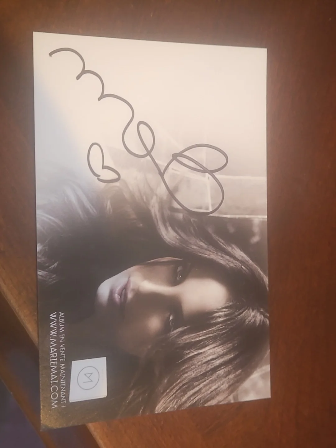 marie mai signed 4x6 autographed signature authentic photo picture auto, image 2