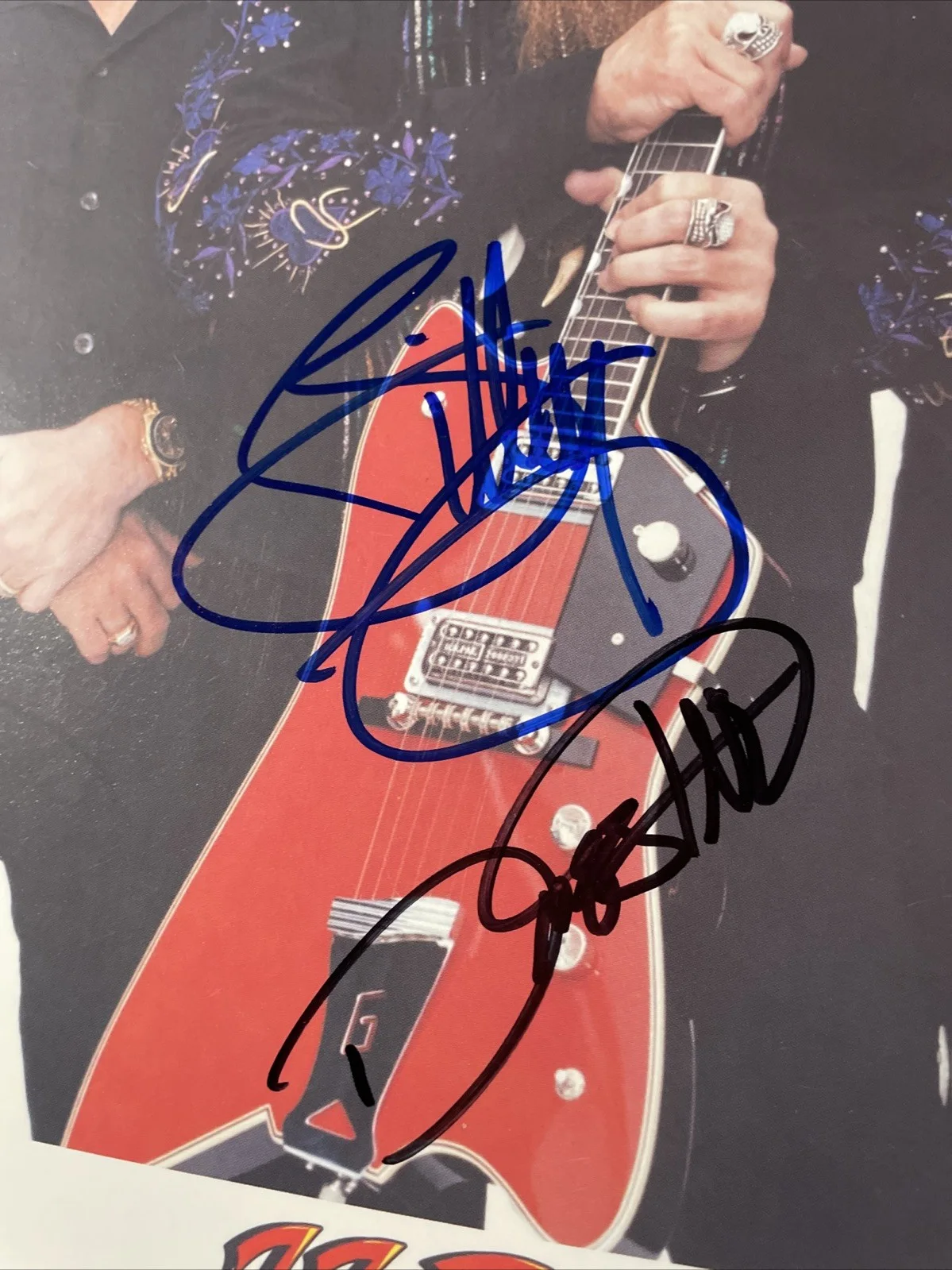 ZZ TOP autograph signed photograph picture FULL BAND Rock Music LOA/COA P, изображение 3