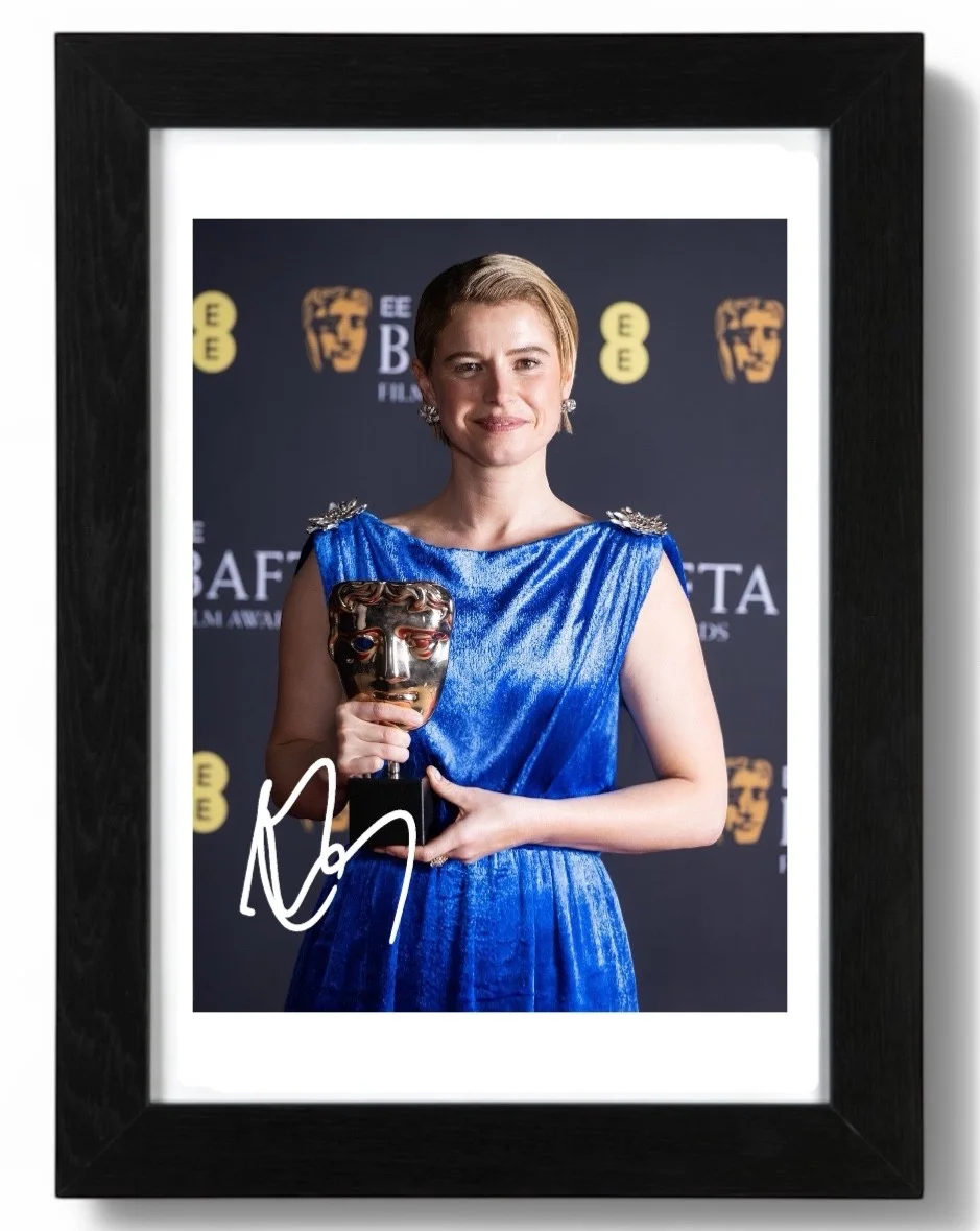 Jessie Buckley Signed Autograph PHOTO Pre Print 6x4/A4/ Framed, изображение 3