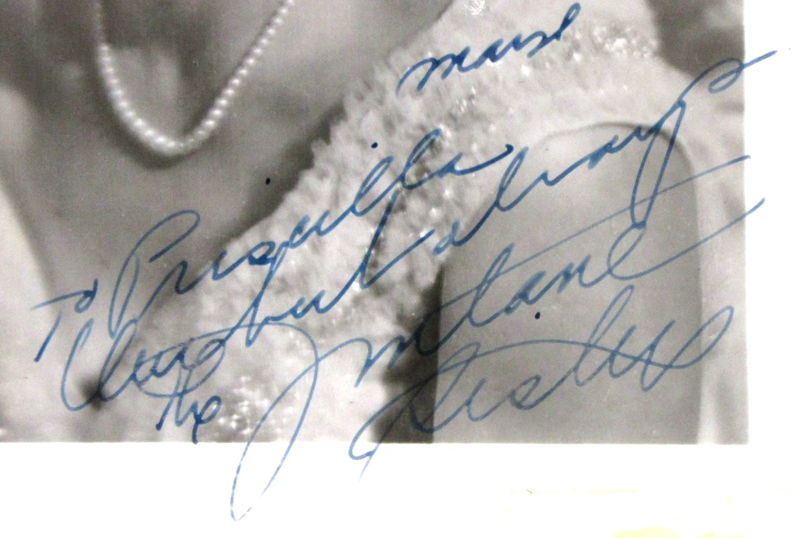 Fontane Sisters — 1940's THE FONTANE SISTERS singers autograph 5x7 b&w glossy PHOTO wb, изображение 2