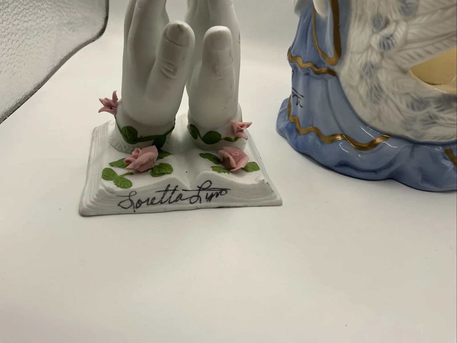 Loretta Lynn Two-Piece Deal. A Candle Autograph On Both Ends And Praying Hands A, image 5