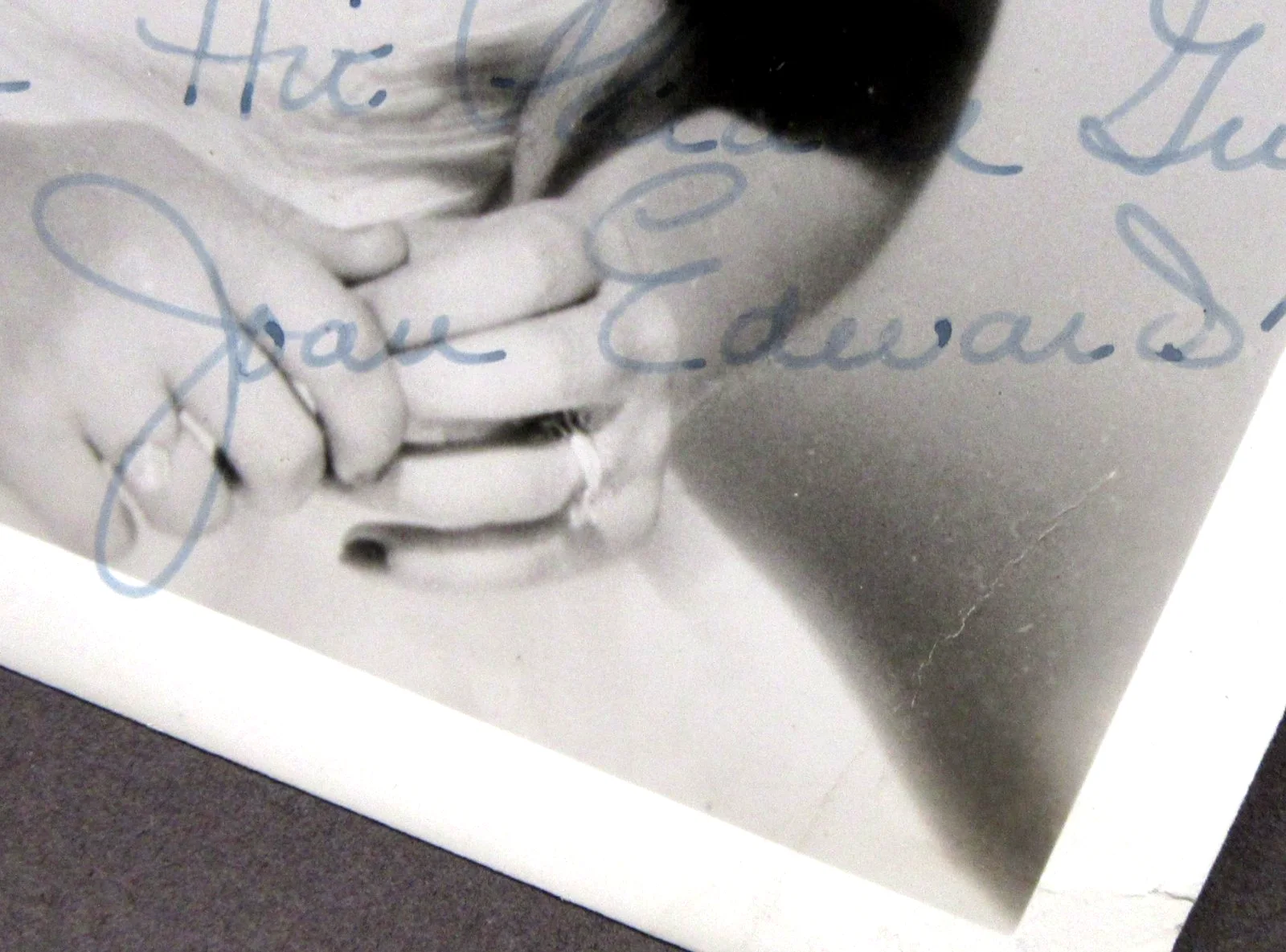 Joan Edwards — 1940's JOAN EDWARDS actress & singer autograph 5x7 b&w glossy PHOTO wb, изображение 3