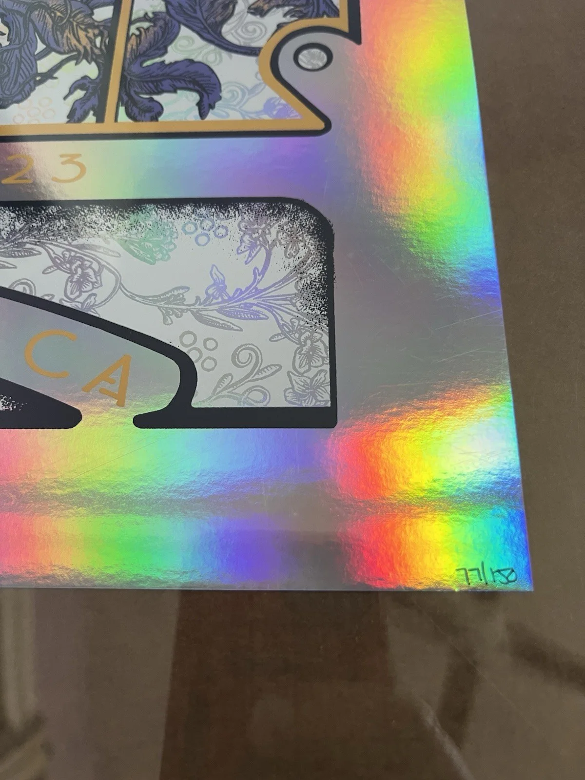Goose Holographic Foil poster Fox Theater Oakland CA 2023, image 2