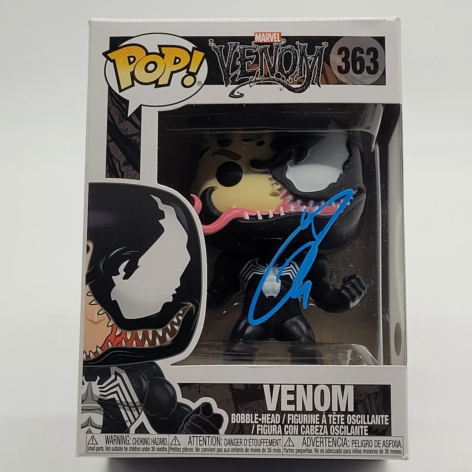 Tom Hardy — Tom Hardy "Venom" AUTOGRAPH Signed #363 Funko Pop JSA W/ Protector, image 3