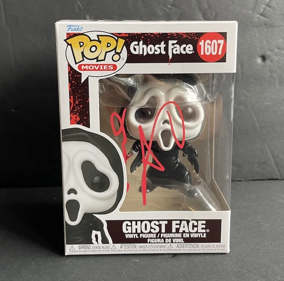 Jaime Kennedy — Jamie Kennedy Signed Funko Pop Movie Ghostface Scream 1607 Rare READ**
