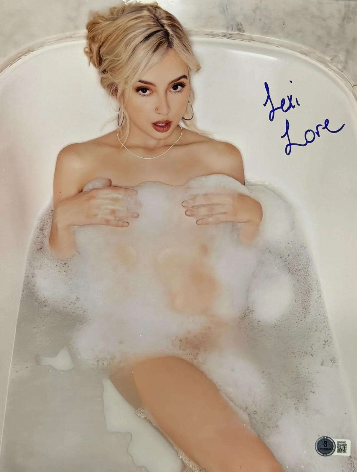 Lexi Lore — Hot Sexy Lexi Lore Signed 11x14 Photo Adult Star Authentic Autograph Beckett