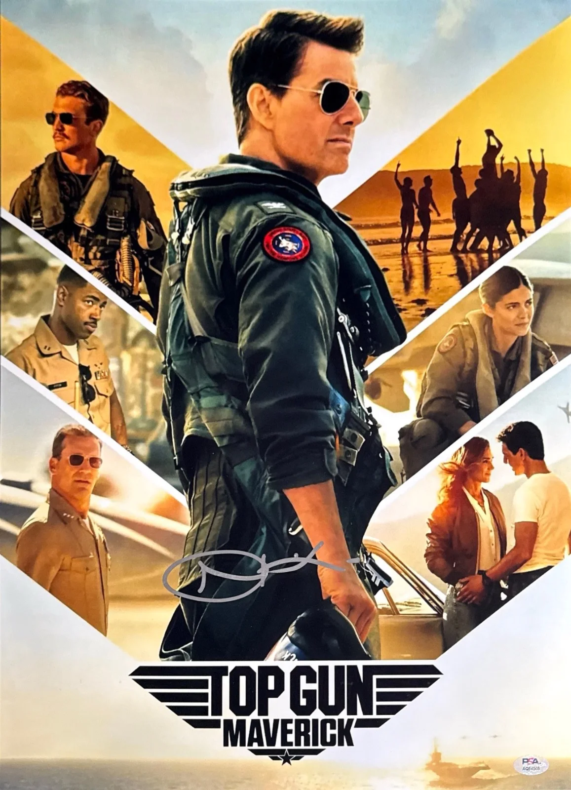 Joseph Kosinski — Joseph Kosinski Signed 16x20 Top Gun Maverick Movie Poster Director PSA AQ54006, изображение 2