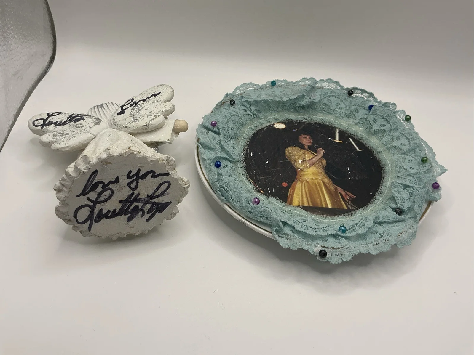 Loretta Lynn Angel Autograph Twice. And A Plate Now, My Angel Is A Angel. Loret￼, изображение 2