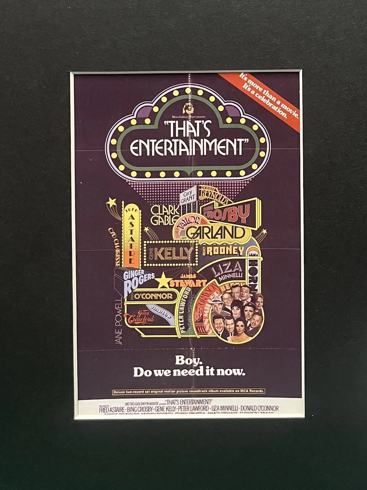 THAT’S ENTERTAINMENT . 35mm Film Cell Mounted Display, image 2
