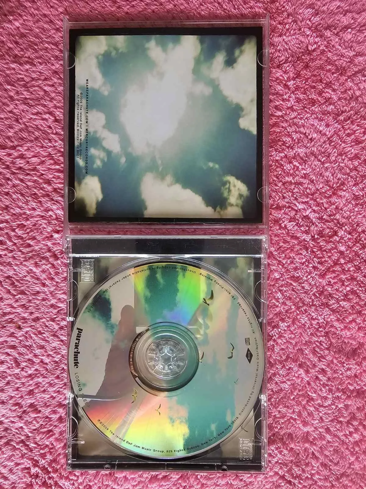 Parachute Losing Sleep Autographed Original CD & Booklet Music Not Authenticated, изображение 2