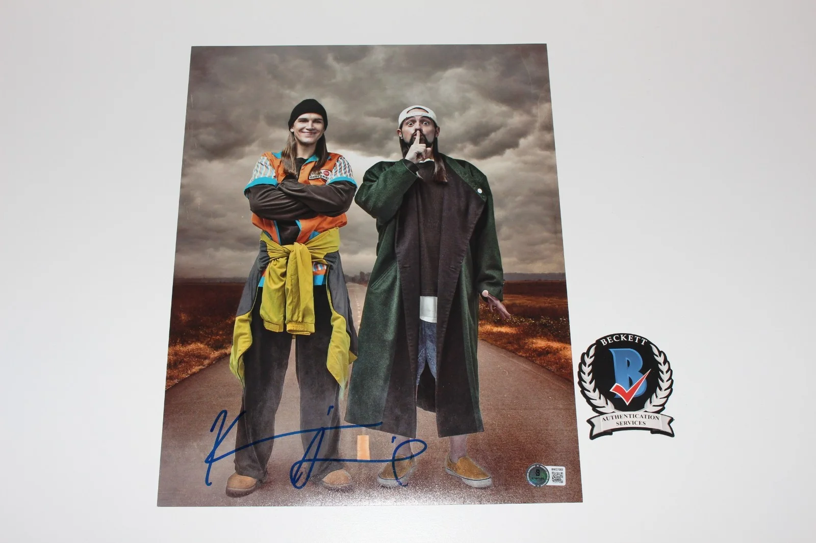 KEVIN SMITH SIGNED JAY AND SILENT BOB 11x14 PHOTO BECKETT COA DIRECTOR ACTOR, image 3