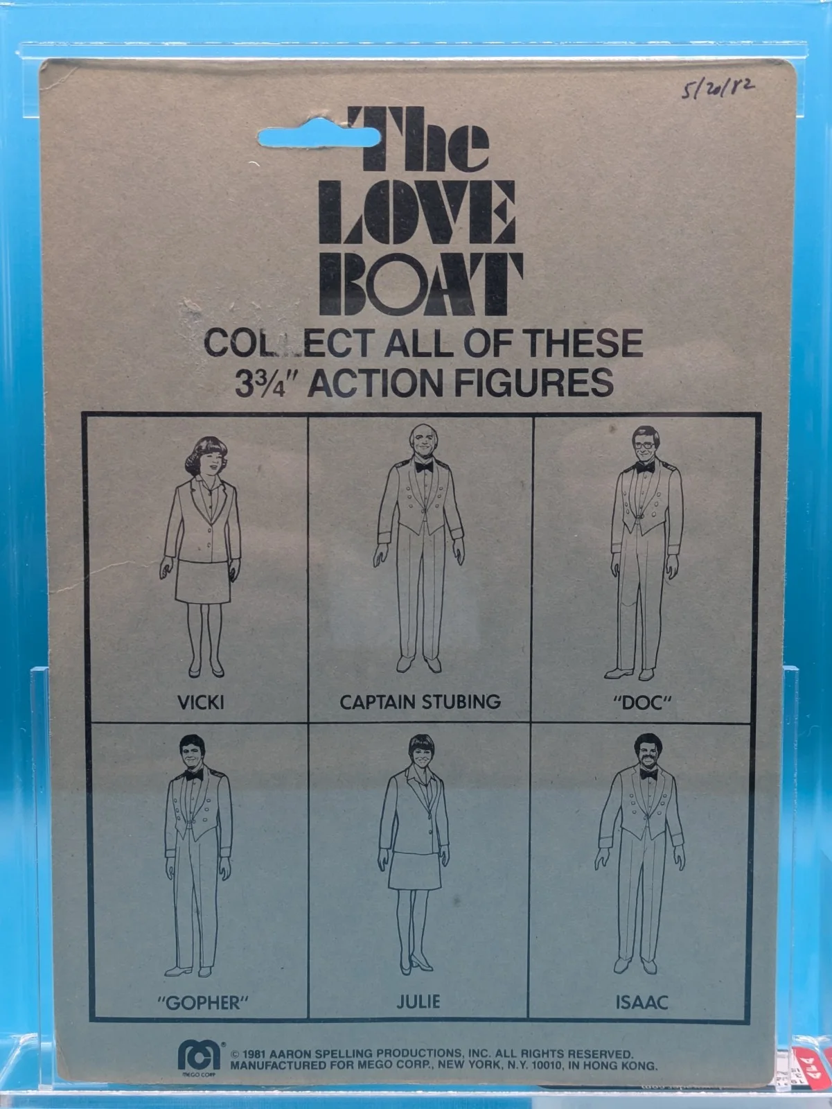 1981 MEGO LOVE BOAT Isaac Action Figure AFA 80, image 3