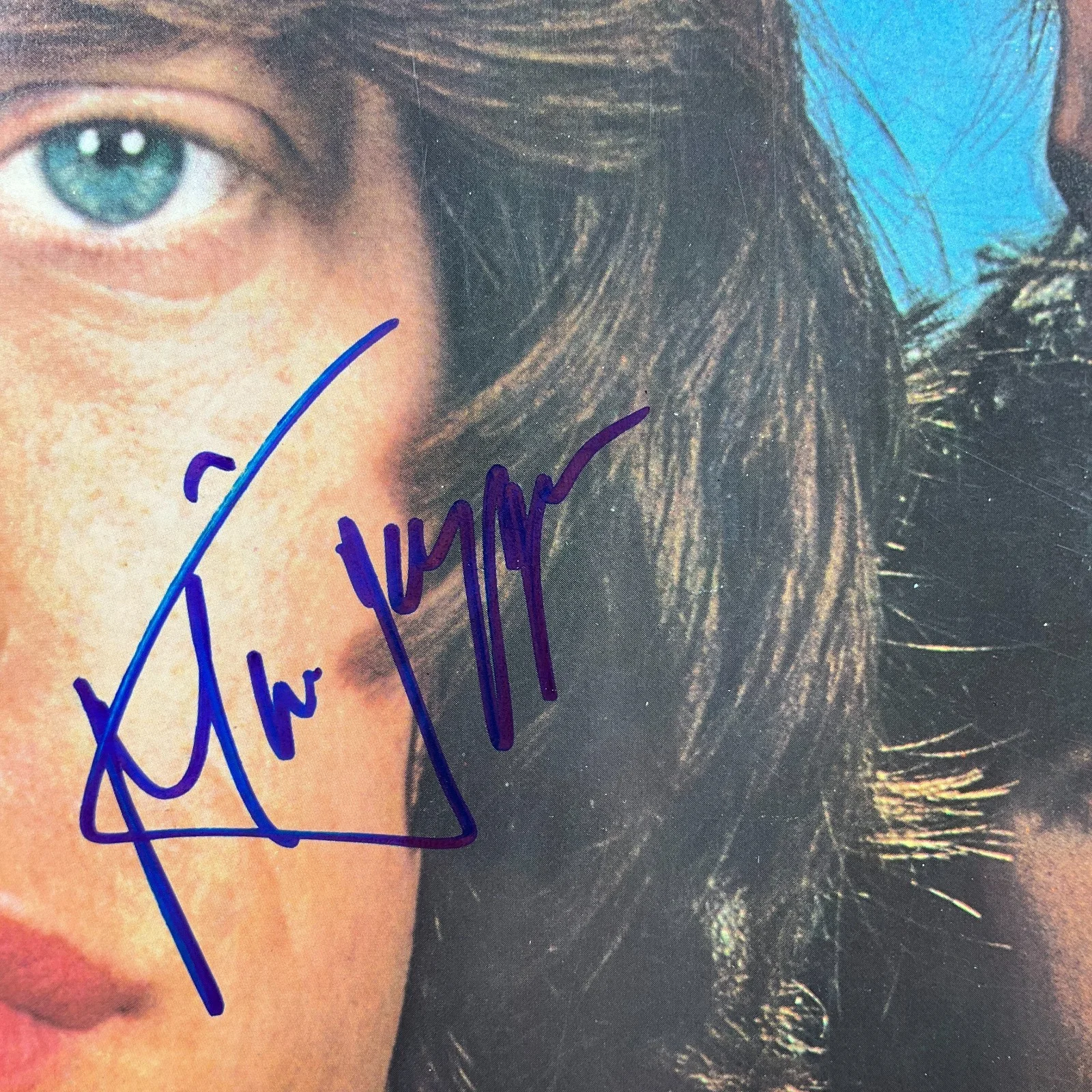 Signed Rolling Stones Black & Blue Vinyl Record, image 2