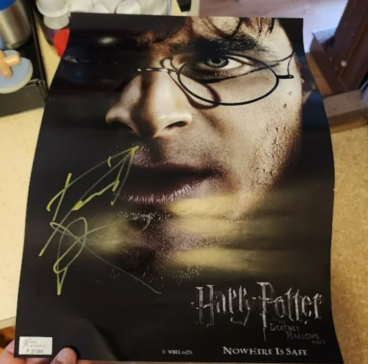 Daniel Radcliffe — Daniel Radcliffe Autographed Mini Art Poster with COA, image 2