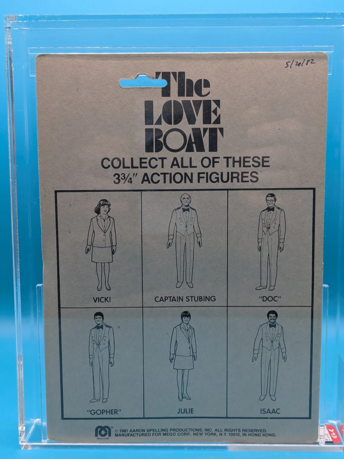1981 MEGO LOVE BOAT Gopher Action Figure AFA 80+, image 3