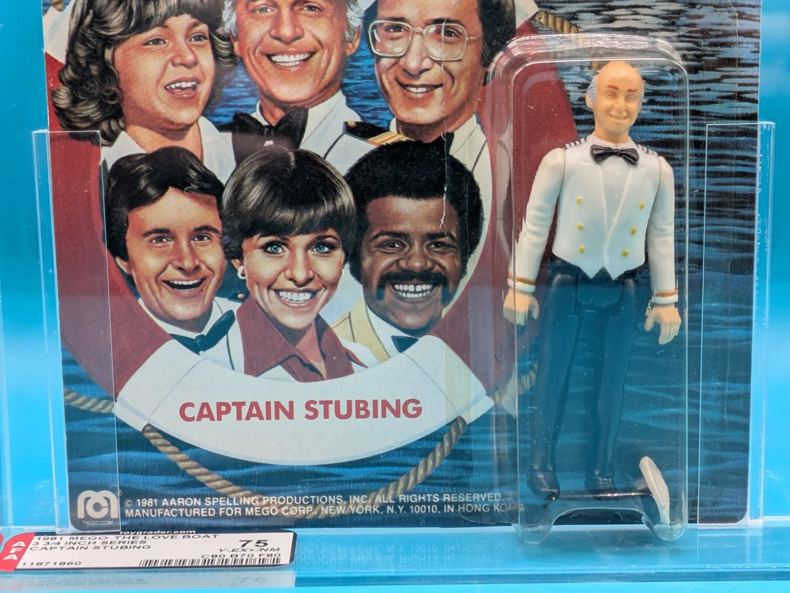 1981 MEGO LOVE BOAT Captain Stubbing Action Figure AFA 75, image 3