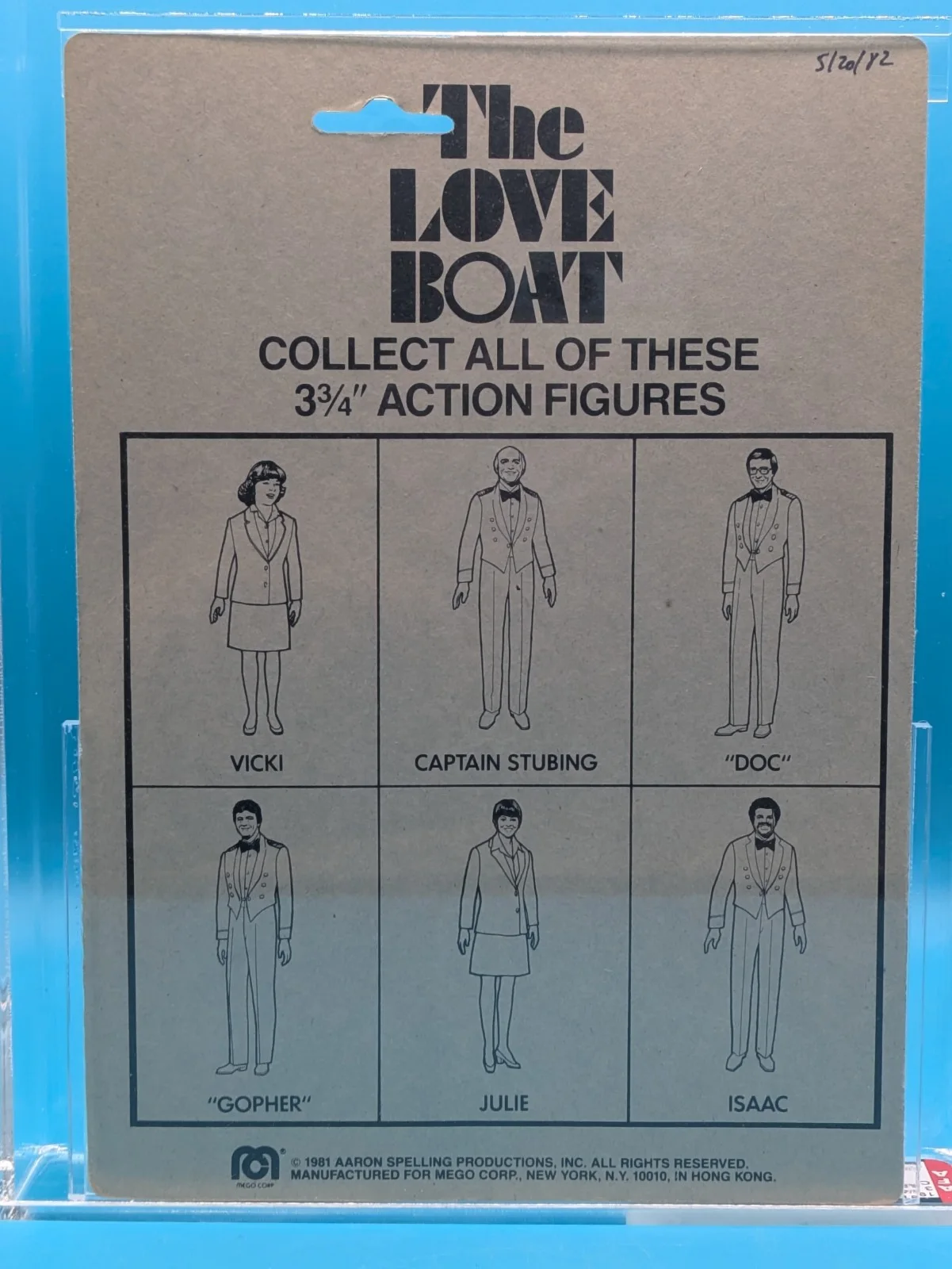1981 MEGO LOVE BOAT Captain Stubbing Action Figure AFA 75, image 5