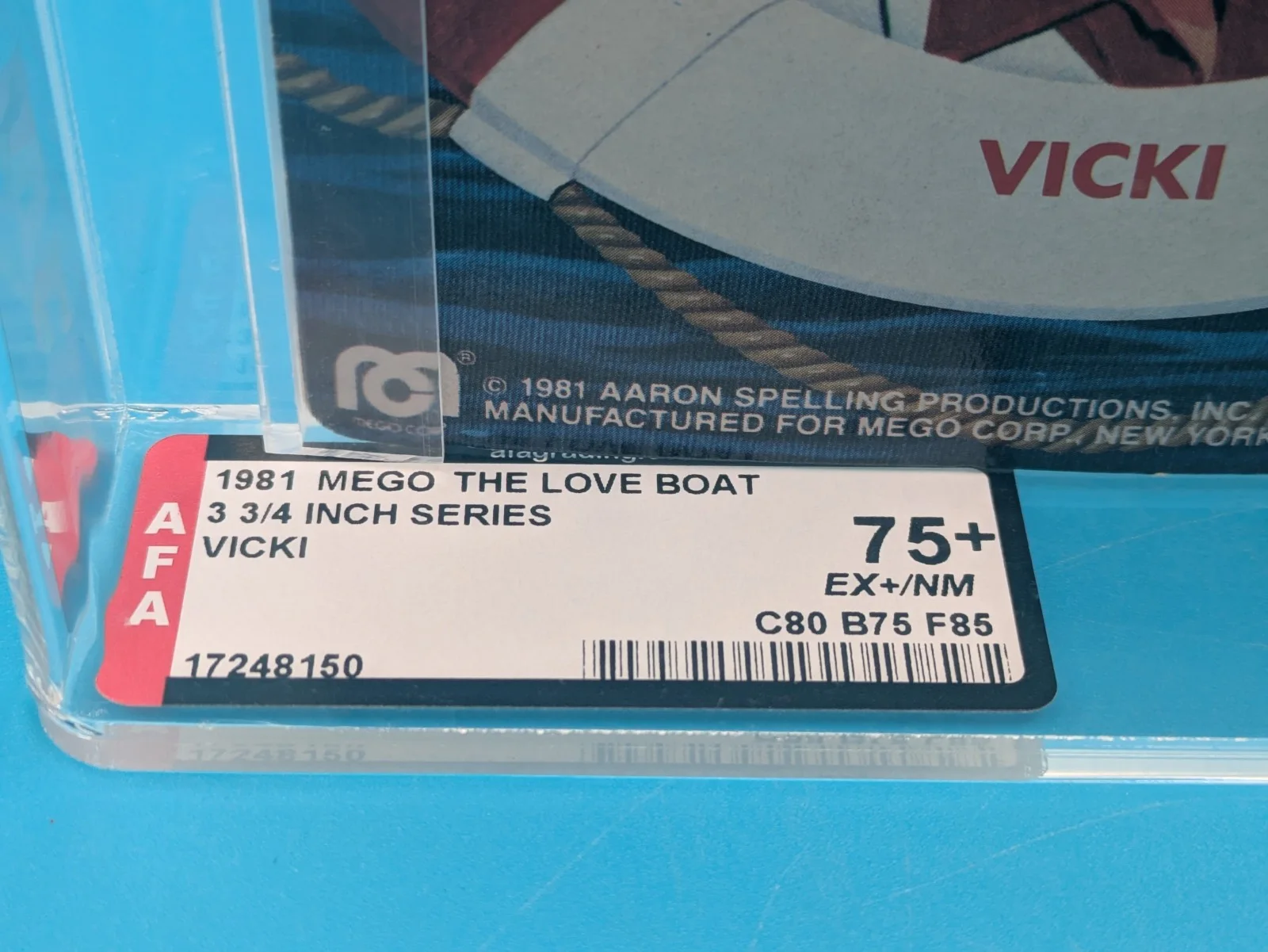 1981 MEGO LOVE BOAT Vicki Action Figure AFA 75+, изображение 2