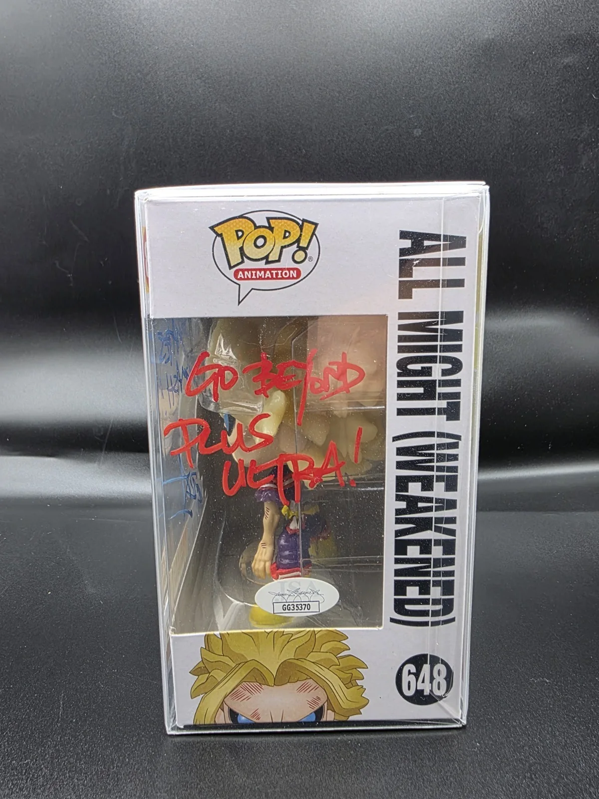 Chris Sabat — CHRIS SABAT SIGNED SILVER AGE ALL MIGHT FUNKO POP 648 MY HERO ACADEMIA BAS 915, изображение 2