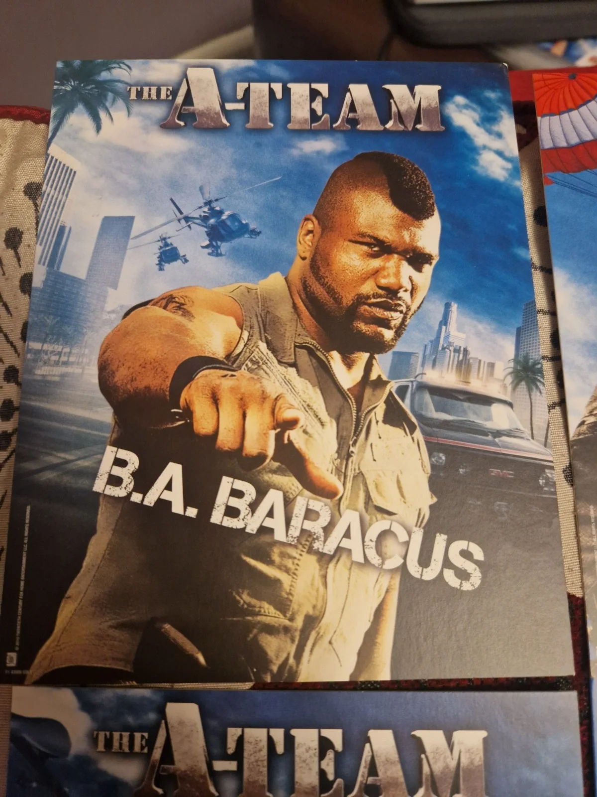 Set of 4 - The A-Team DVD Art Cards - Hannibal Face BA Murdoch VGC, изображение 2