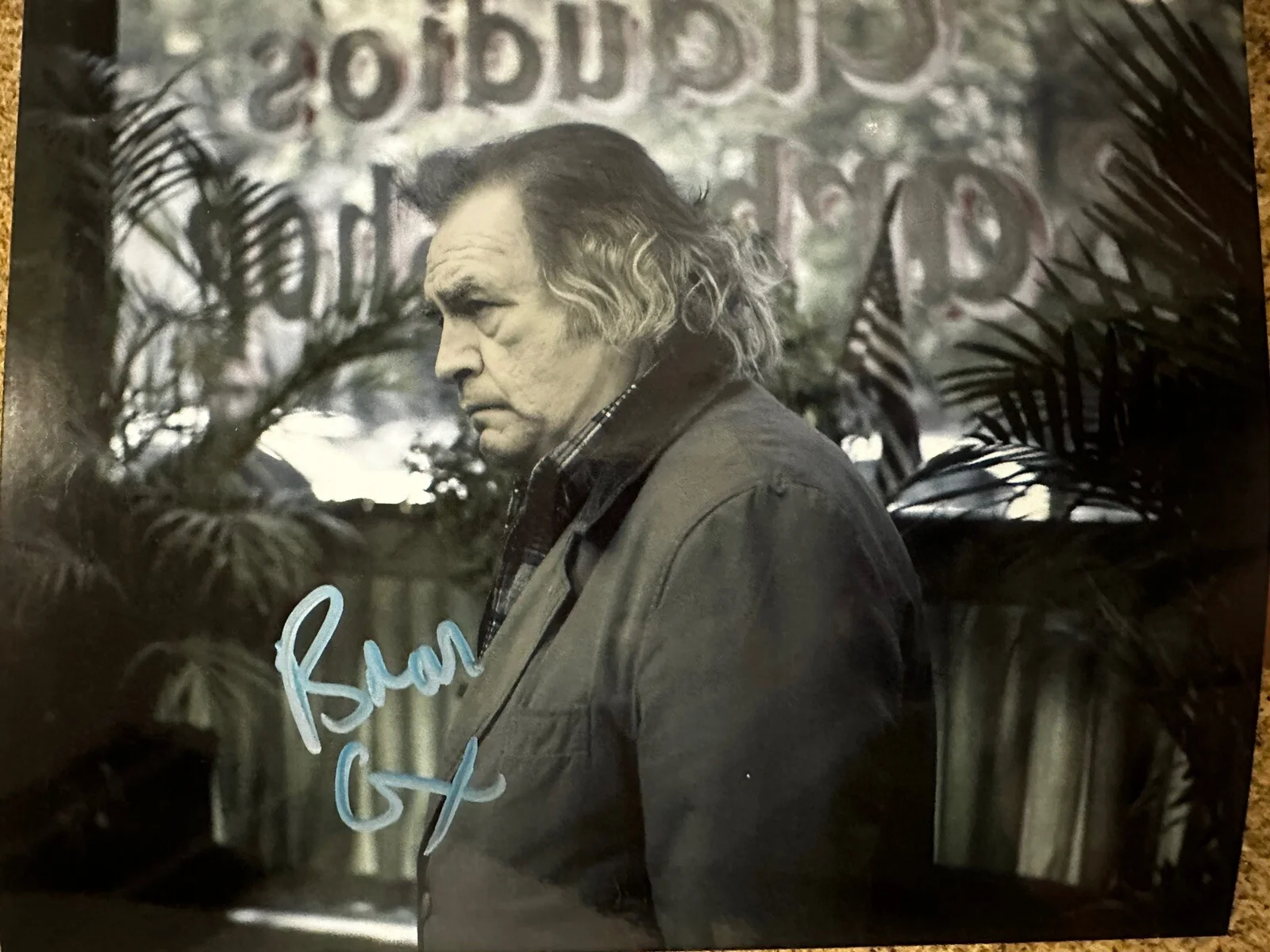 Brian Cox — Brian Cox signed 8x10 Photo in person. Logan Roy’ Succession, изображение 2