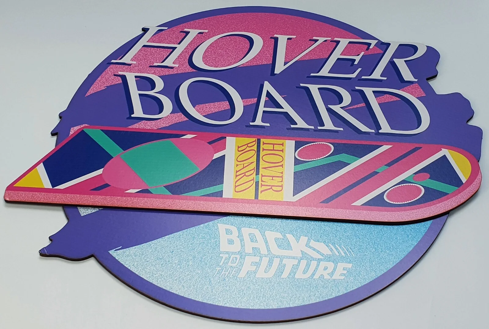 Universal Studios Back to the Future Hover Board Wooden Sign 2022 Wall Art BTTF, image 2