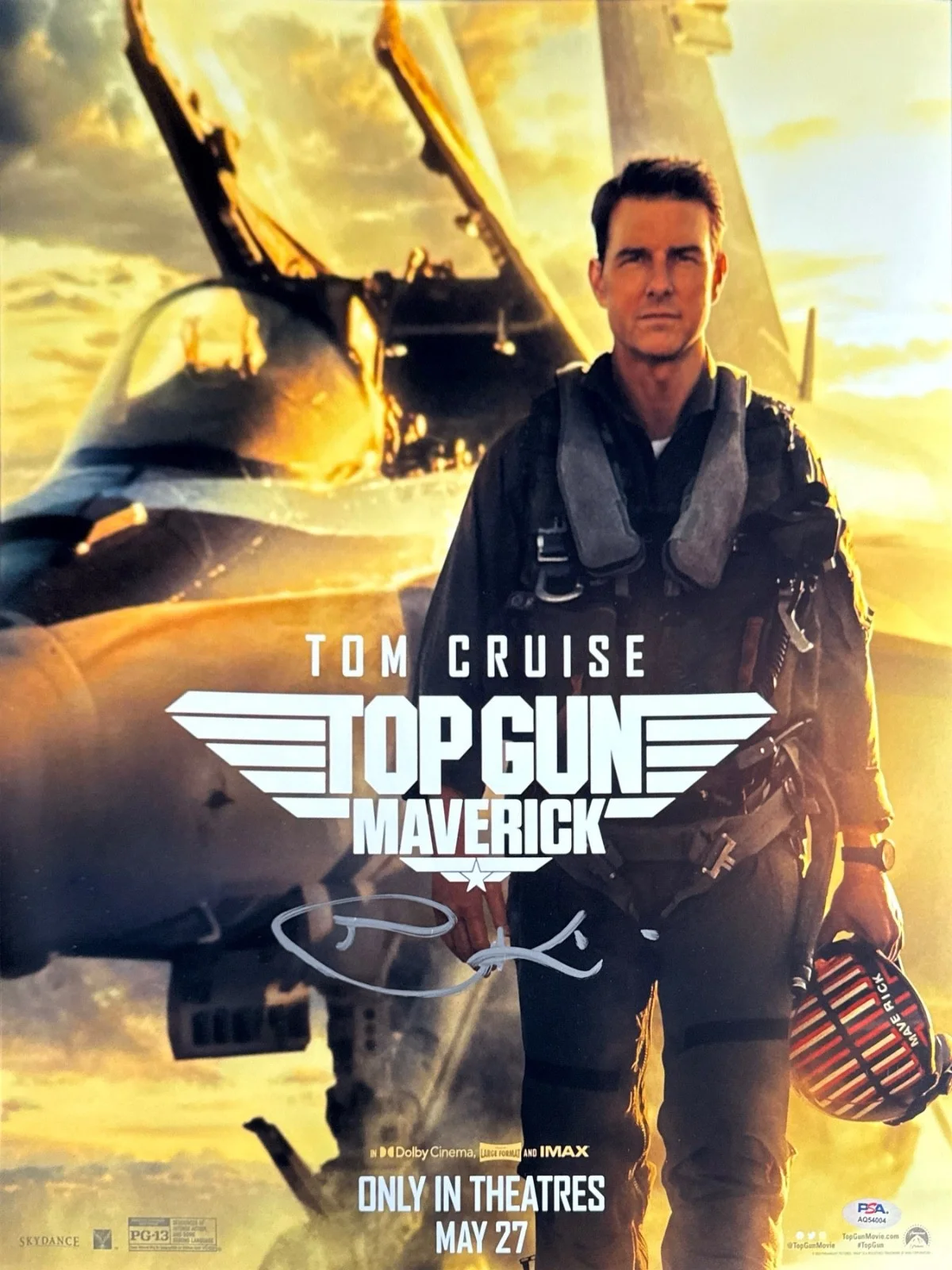 Joseph Kosinski — Joseph Kosinski Signed 16x20 Top Gun Maverick Movie Poster Director PSA AQ54004