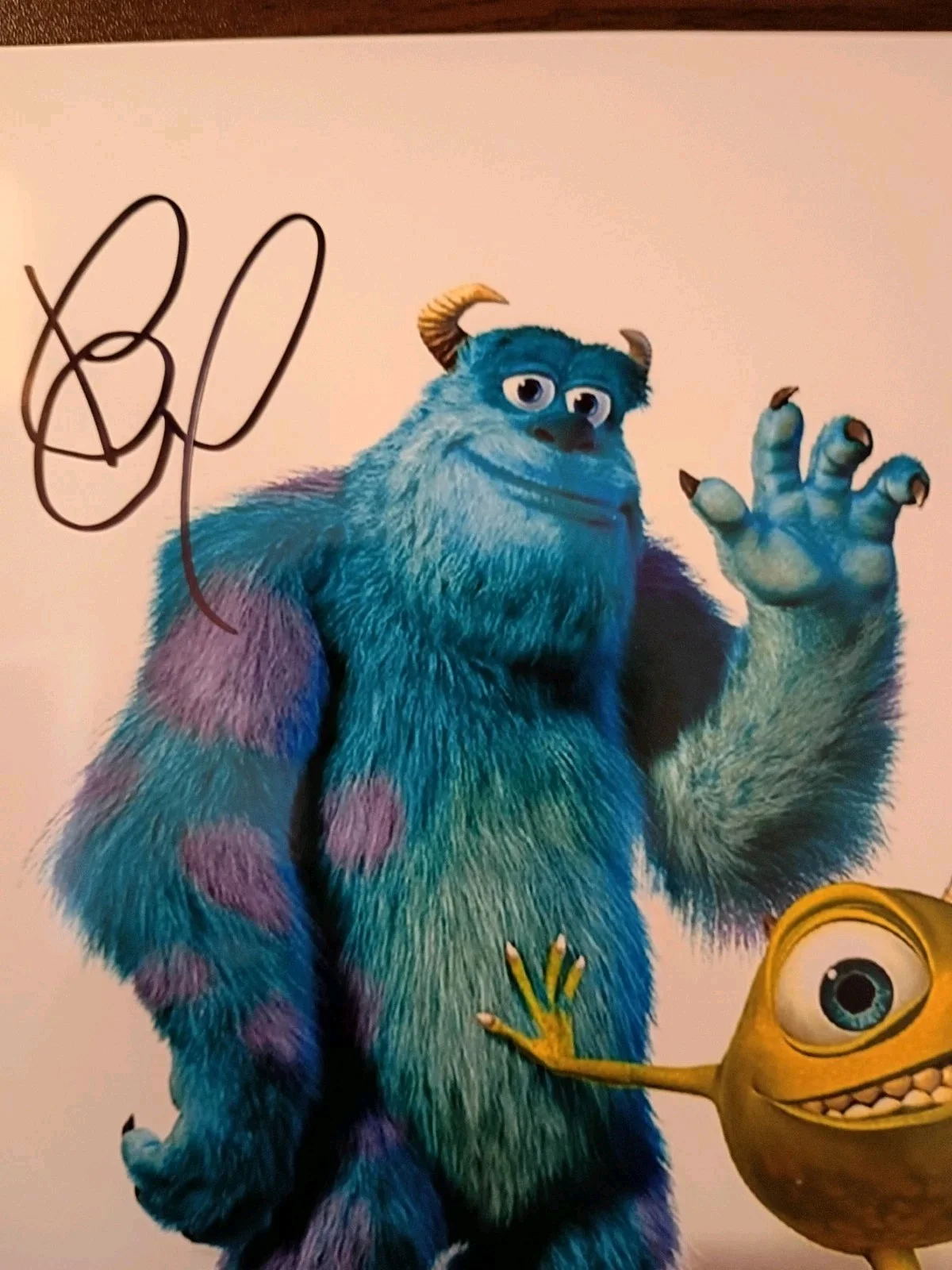 John Goodman / Billy Crystal — Monsters Inc John Goodman / Billy Crystal Signed 8x10 COA W/ Matching Sticker, изображение 2