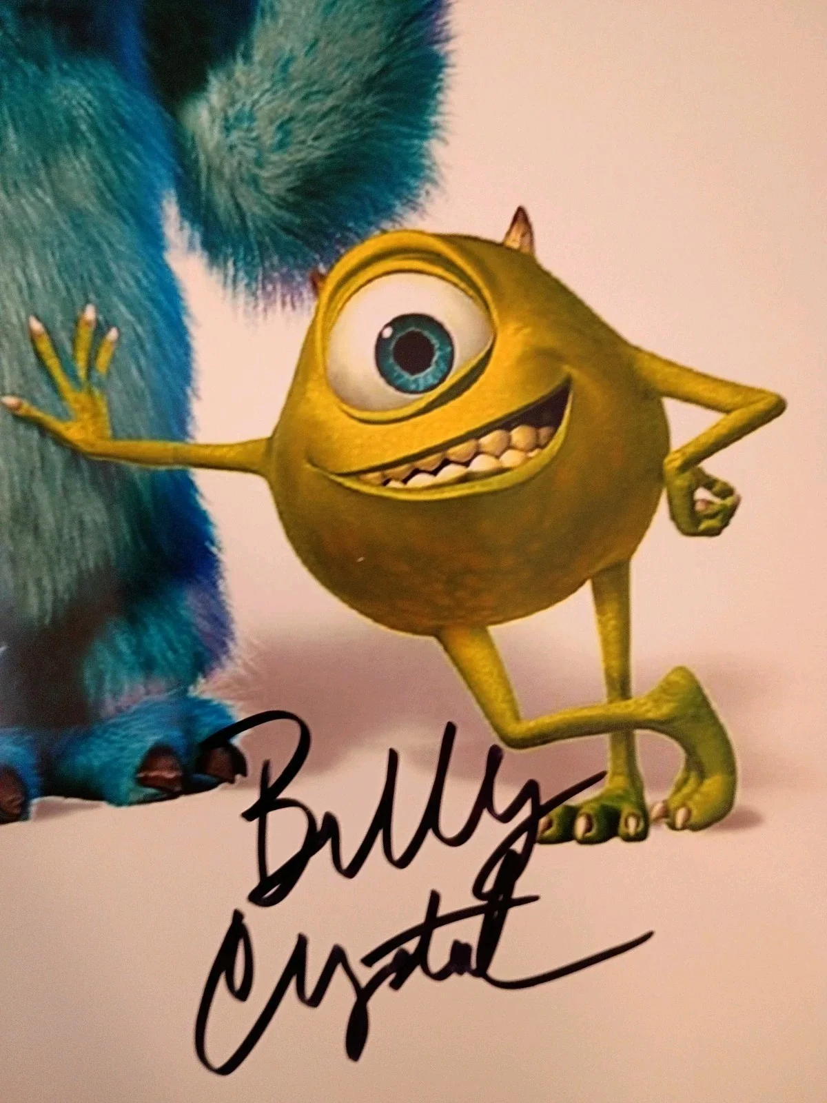 John Goodman / Billy Crystal — Monsters Inc John Goodman / Billy Crystal Signed 8x10 COA W/ Matching Sticker, изображение 3