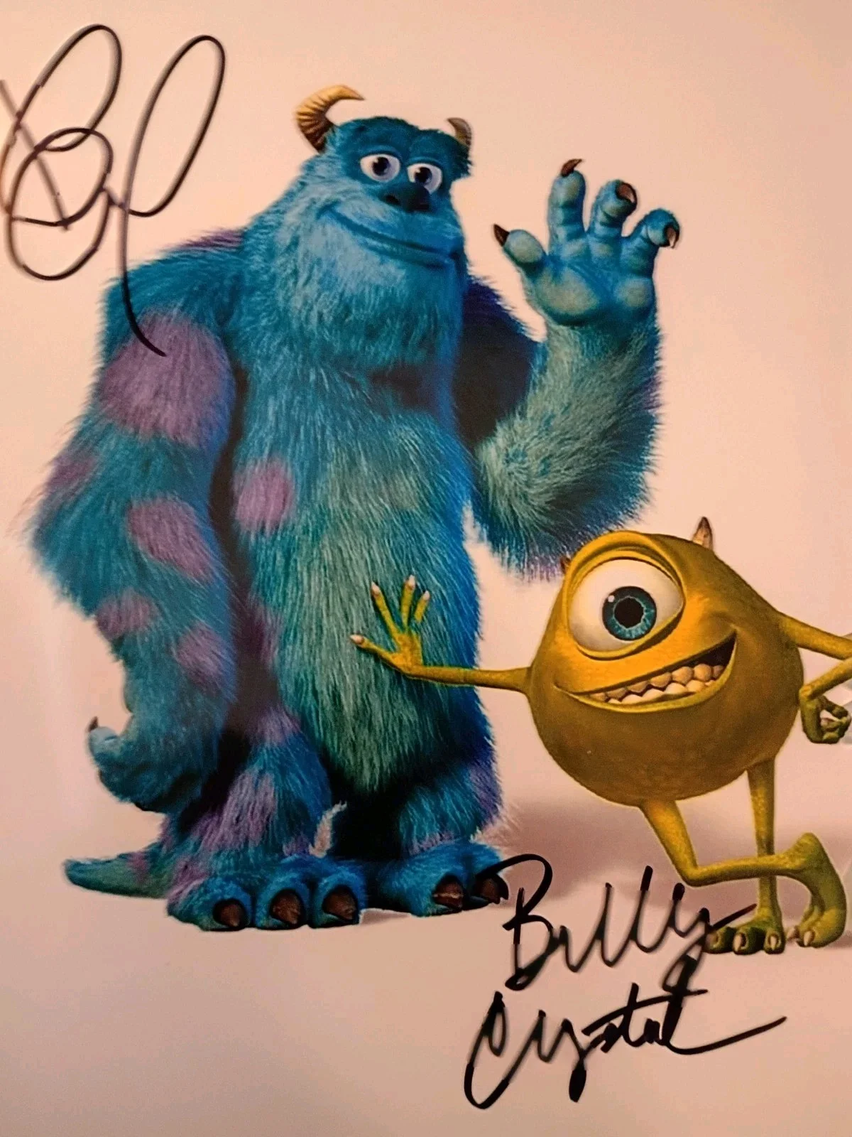 John Goodman / Billy Crystal — Monsters Inc John Goodman / Billy Crystal Signed 8x10 COA W/ Matching Sticker, изображение 4