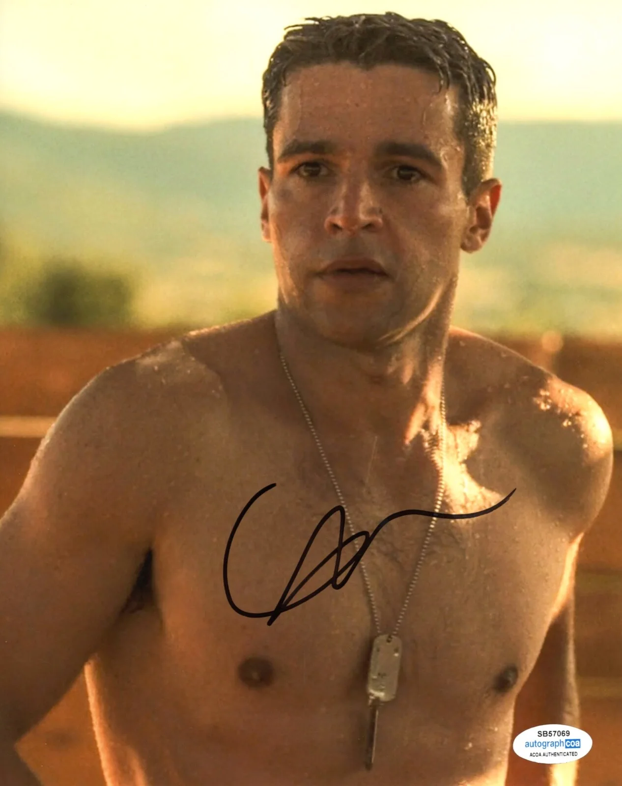 CHRISTOPHER ABBOTT — Christopher Abbott signed 8x10 Photo b Hot SEXY Wolf Man ANN LEE Kraven ACOA COA, изображение 3