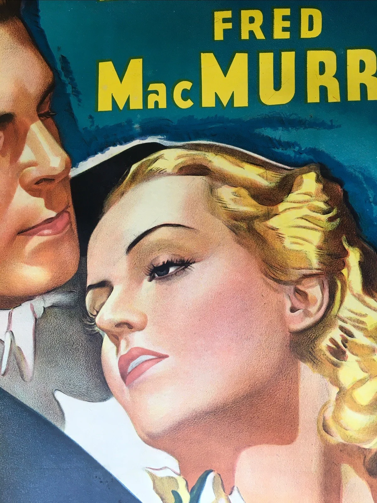 Original 1935 Film Poster CAROLE LOMBARD Hands Across The Table. Linen Backed, изображение 5