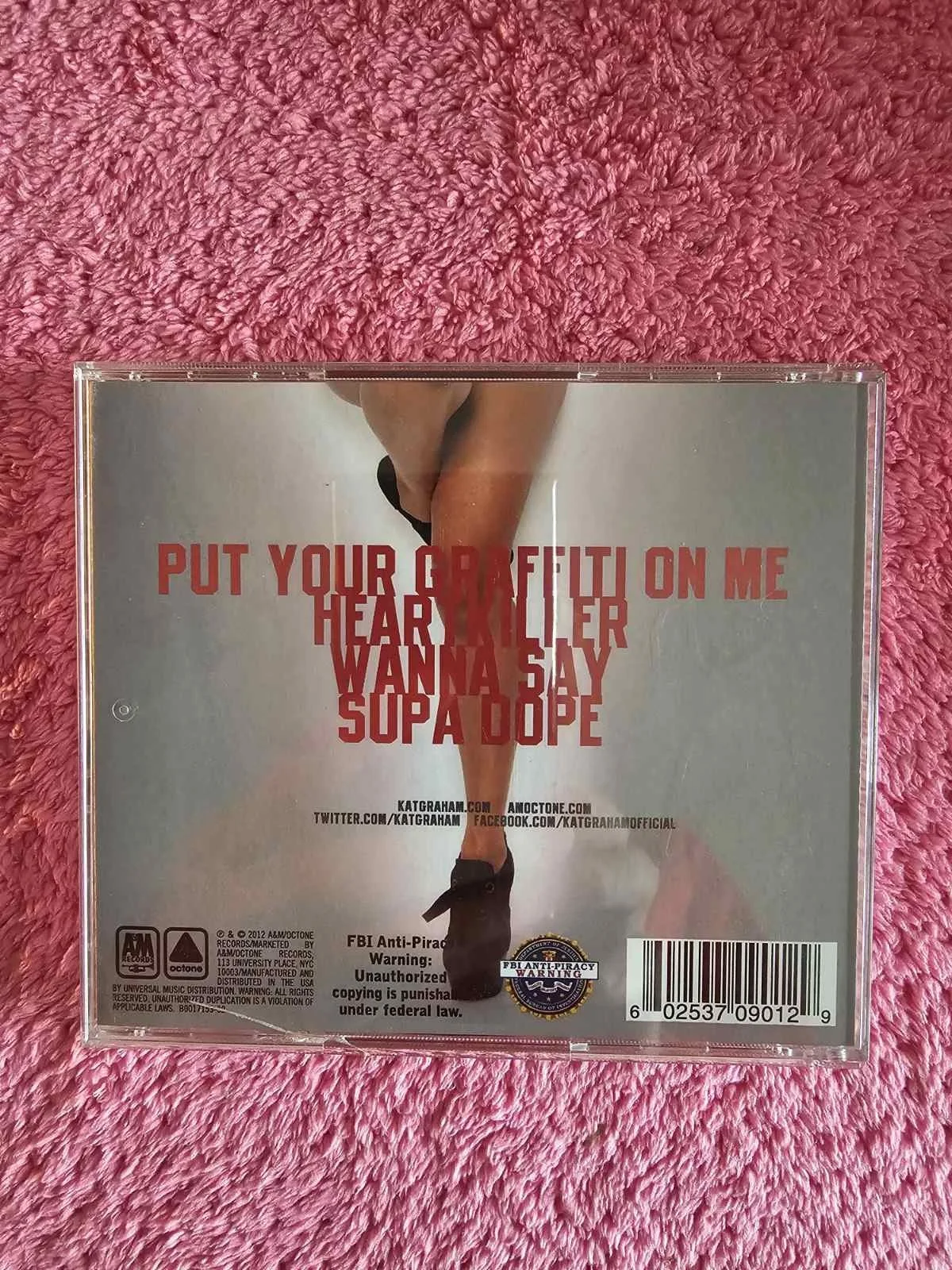 Kat Graham Against The Wall Autographed Original CD & Booklet, image 2