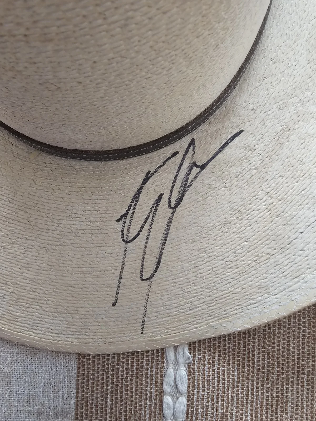 Kenny Chesney Signed Atwood Kaycee Cowboy Hat Autograph, изображение 2