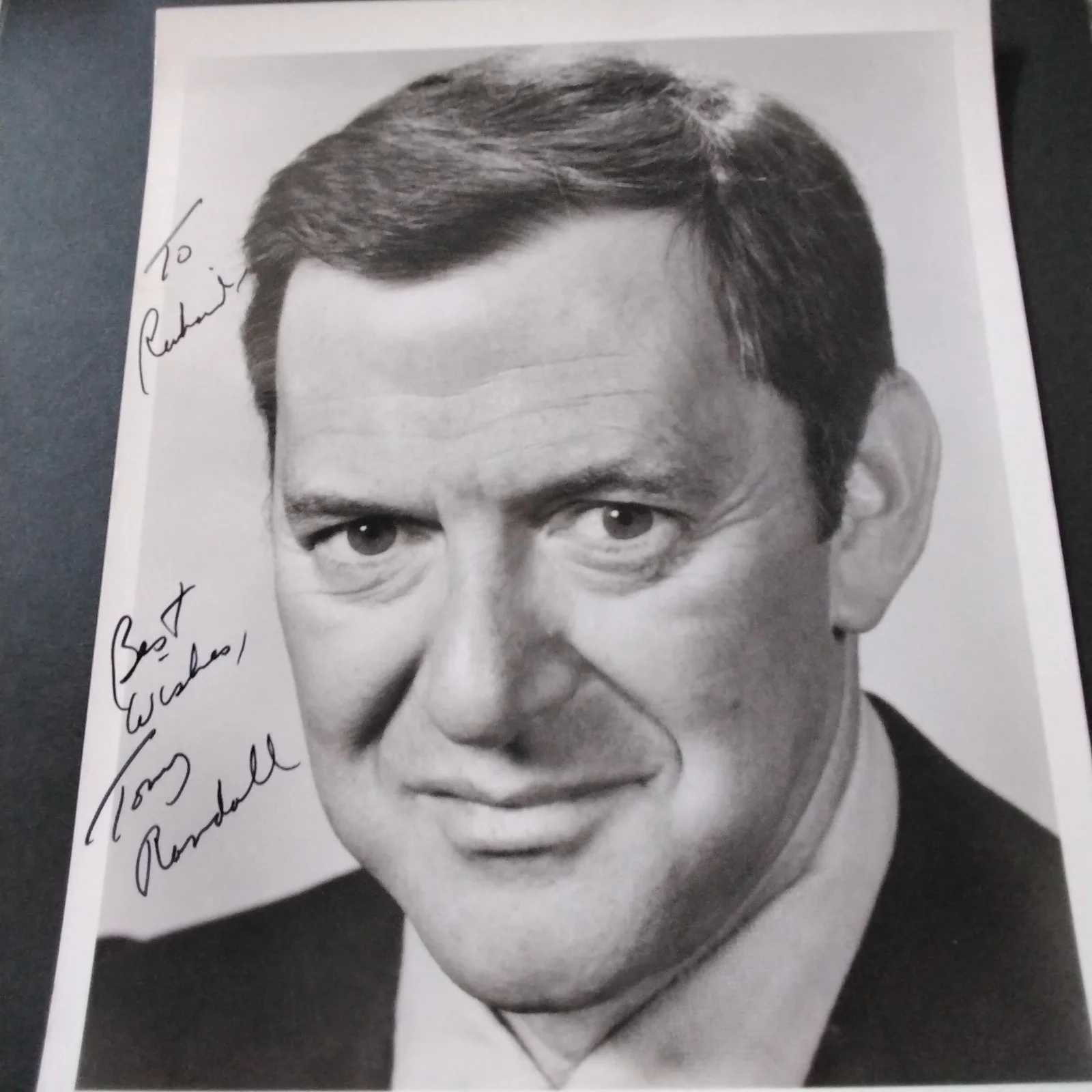 Tony Randall SIGNED Photo Movie TV Actor Pillow Talk Odd Couple Lover Come Back, изображение 2