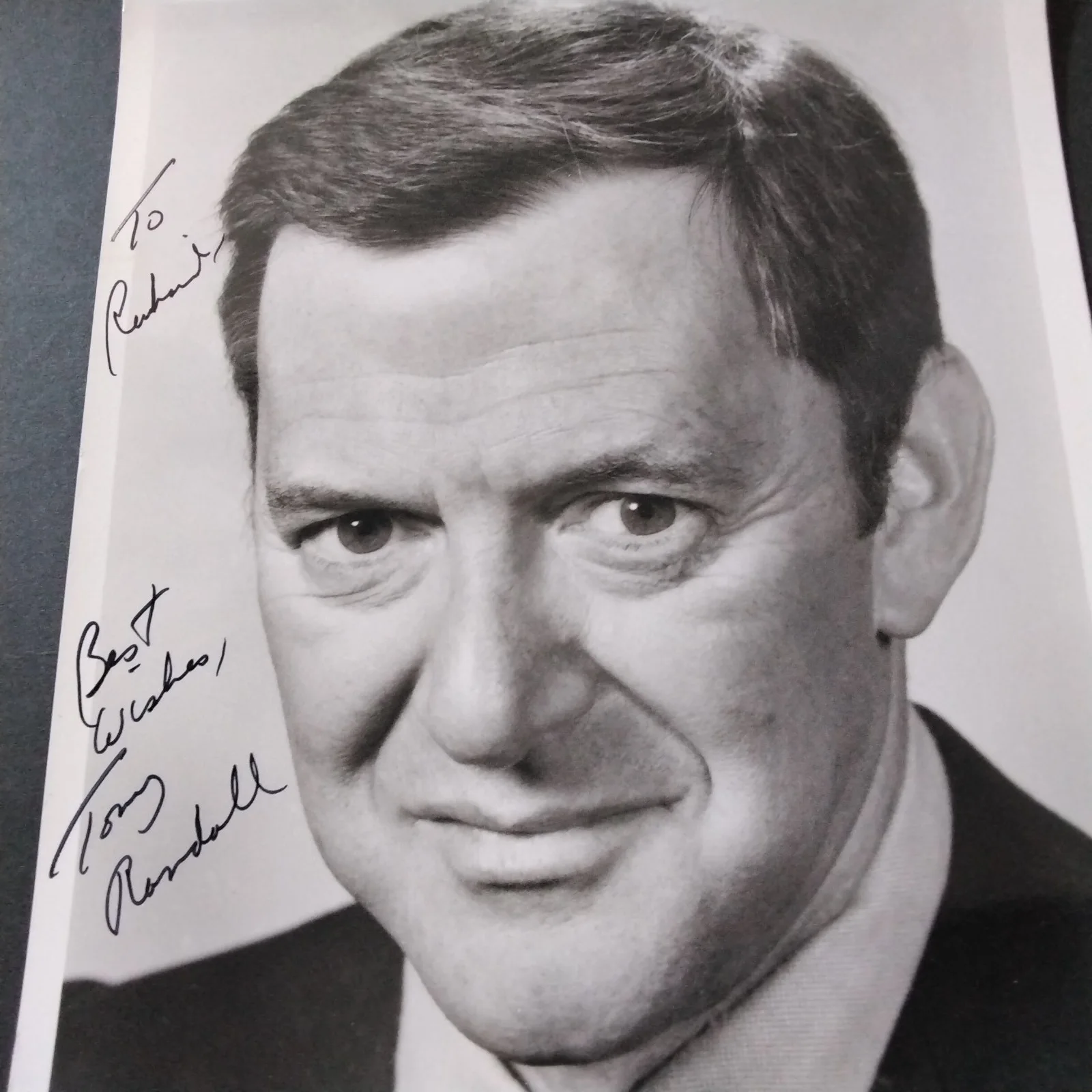 Tony Randall SIGNED Photo Movie TV Actor Pillow Talk Odd Couple Lover Come Back, изображение 3