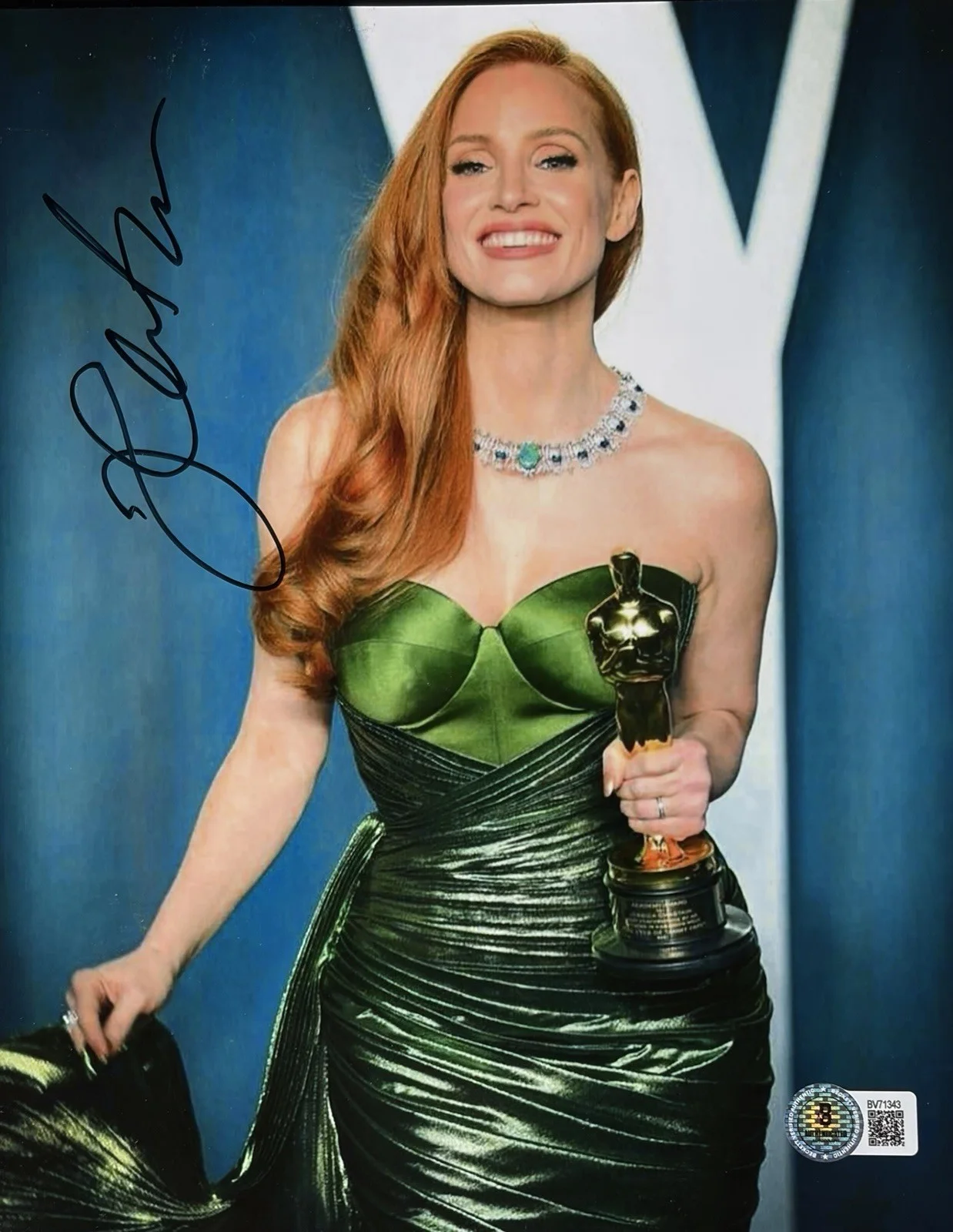 Jessica Chastain — JESSICA CHASTAIN SIGNED 8x10 PHOTO BAS BECKETT COA AUTOGRAPH ACADEMY AWARD OSCAR