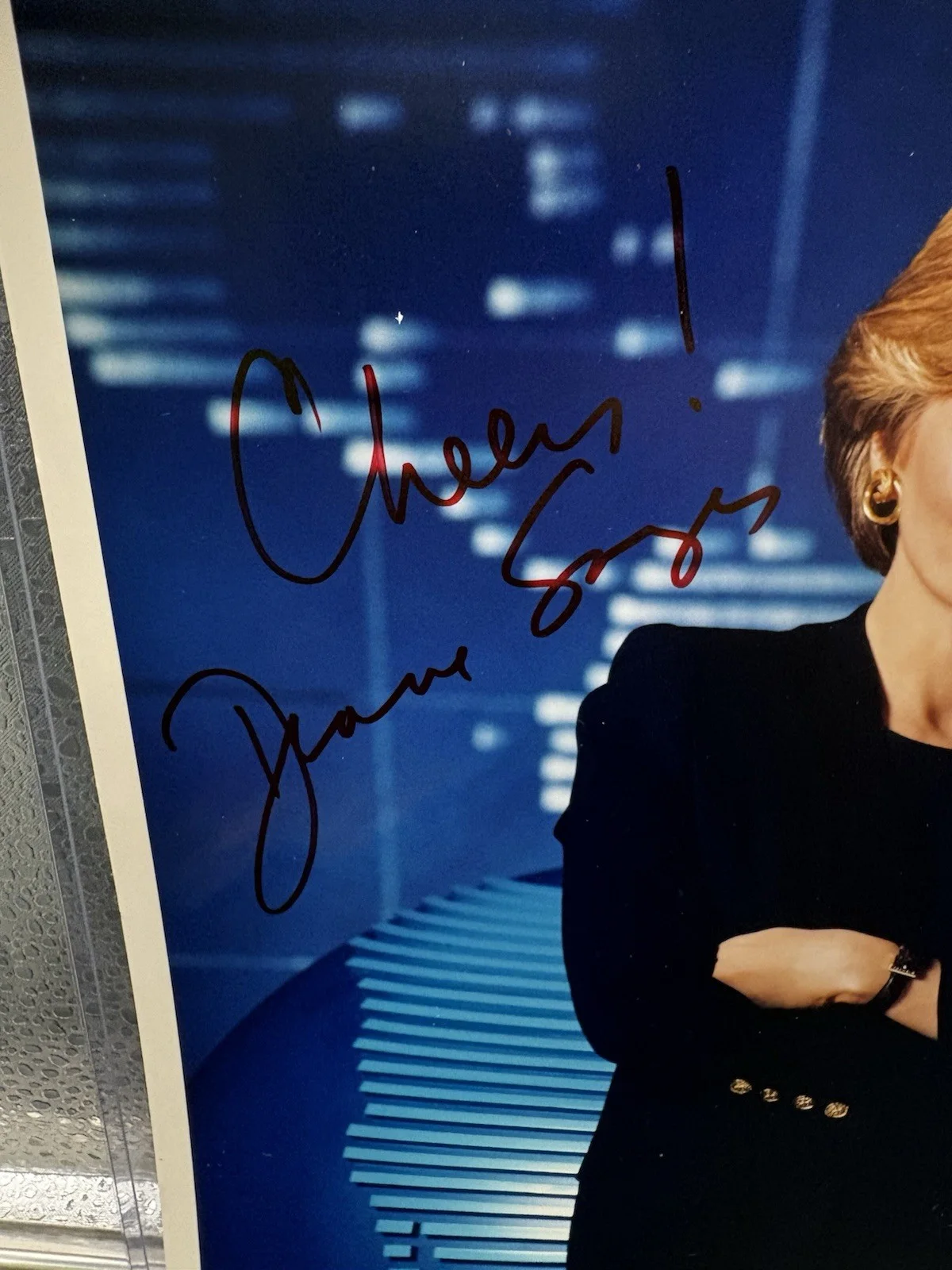 Diane Sawyer — Diane Sawyer Signed 8x10 Photo W/ Inscription - JSA, image 2
