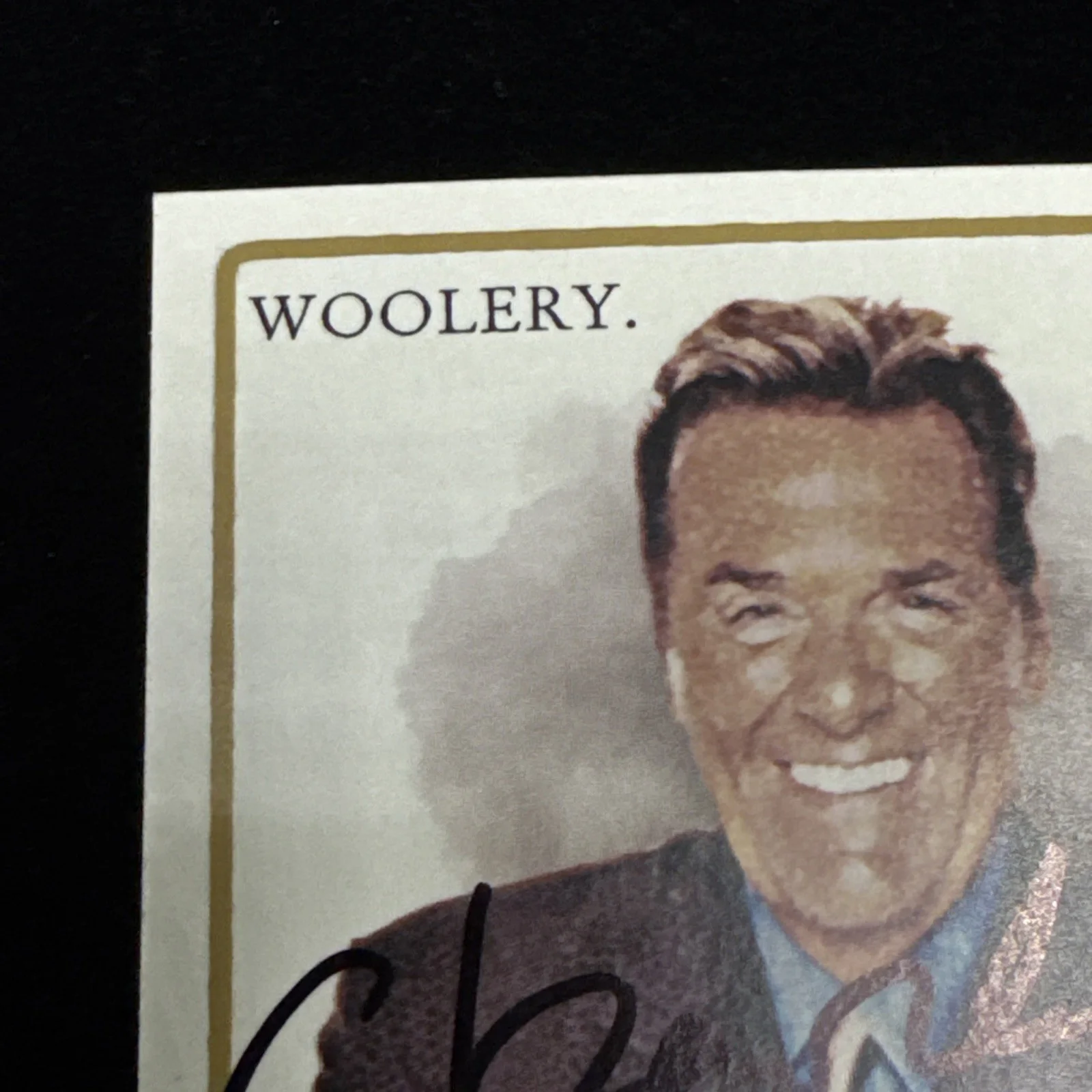 Chuck Woolery — Chuck Woolery Signed 2011 Topps Allen & Ginter Auto PSA/DNA Love Connection, изображение 3