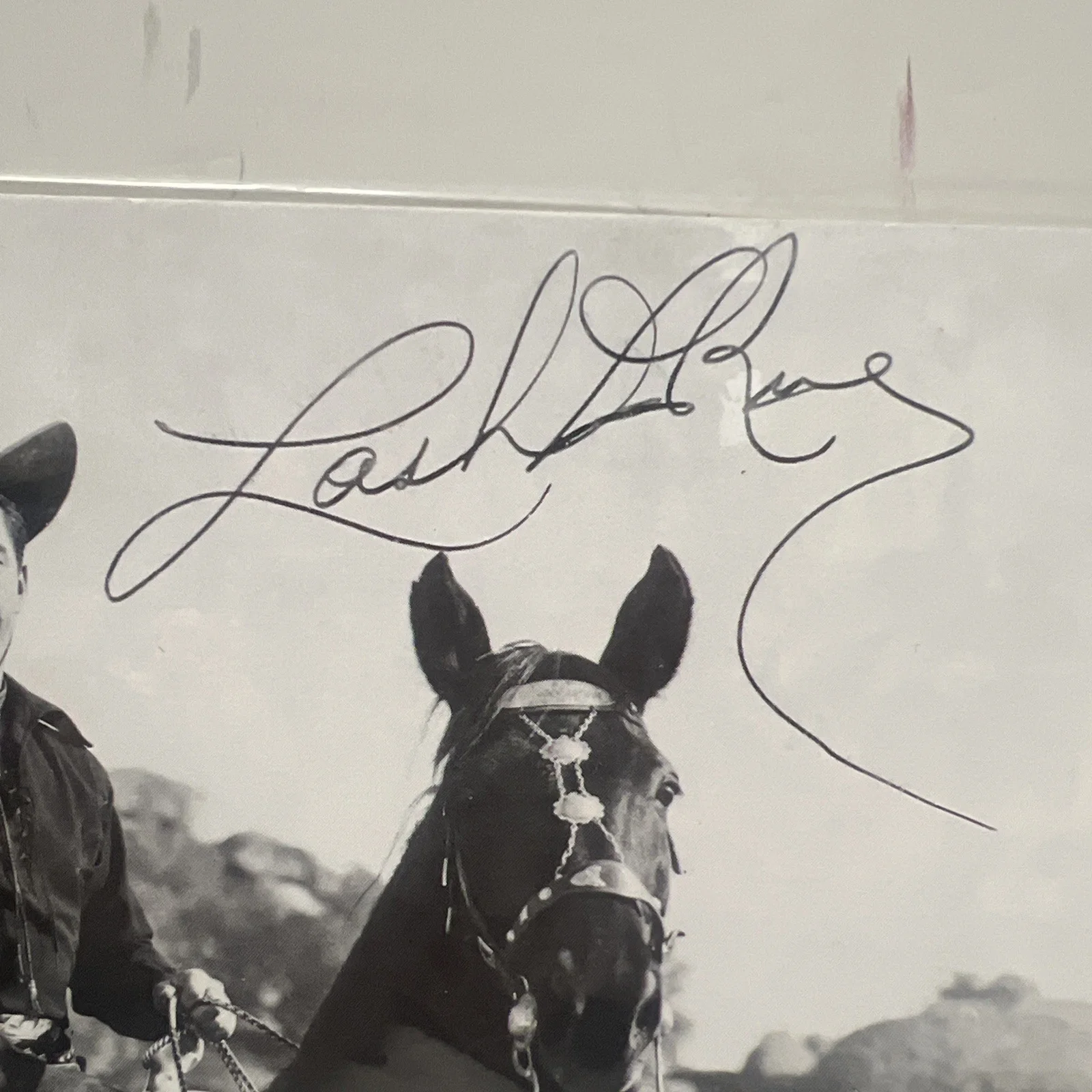 Lash La Rue — 3 Vintage Signed Photos of Lash La Rue 1940's, изображение 3