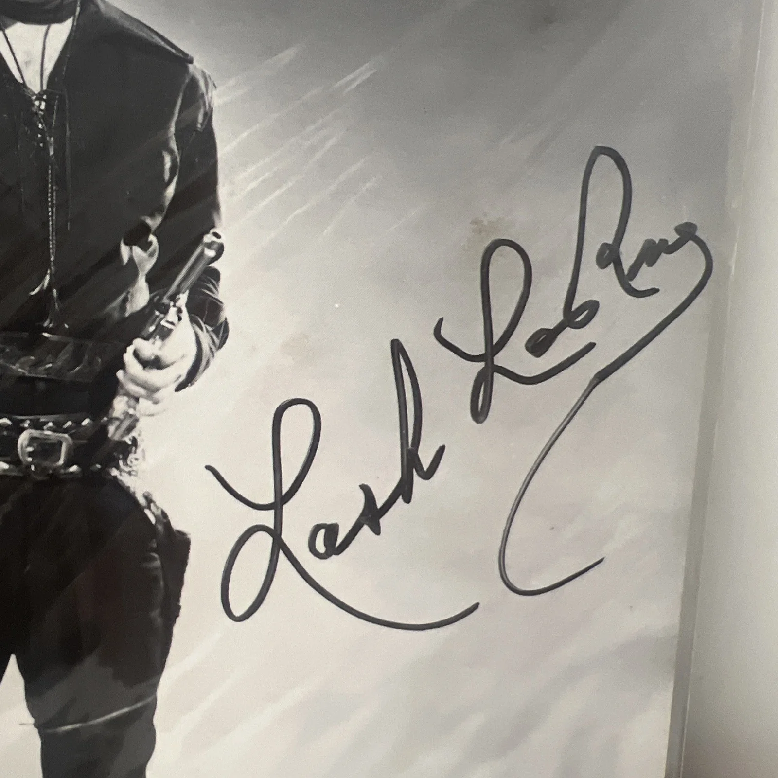 Lash La Rue — 3 Vintage Signed Photos of Lash La Rue 1940's, изображение 5