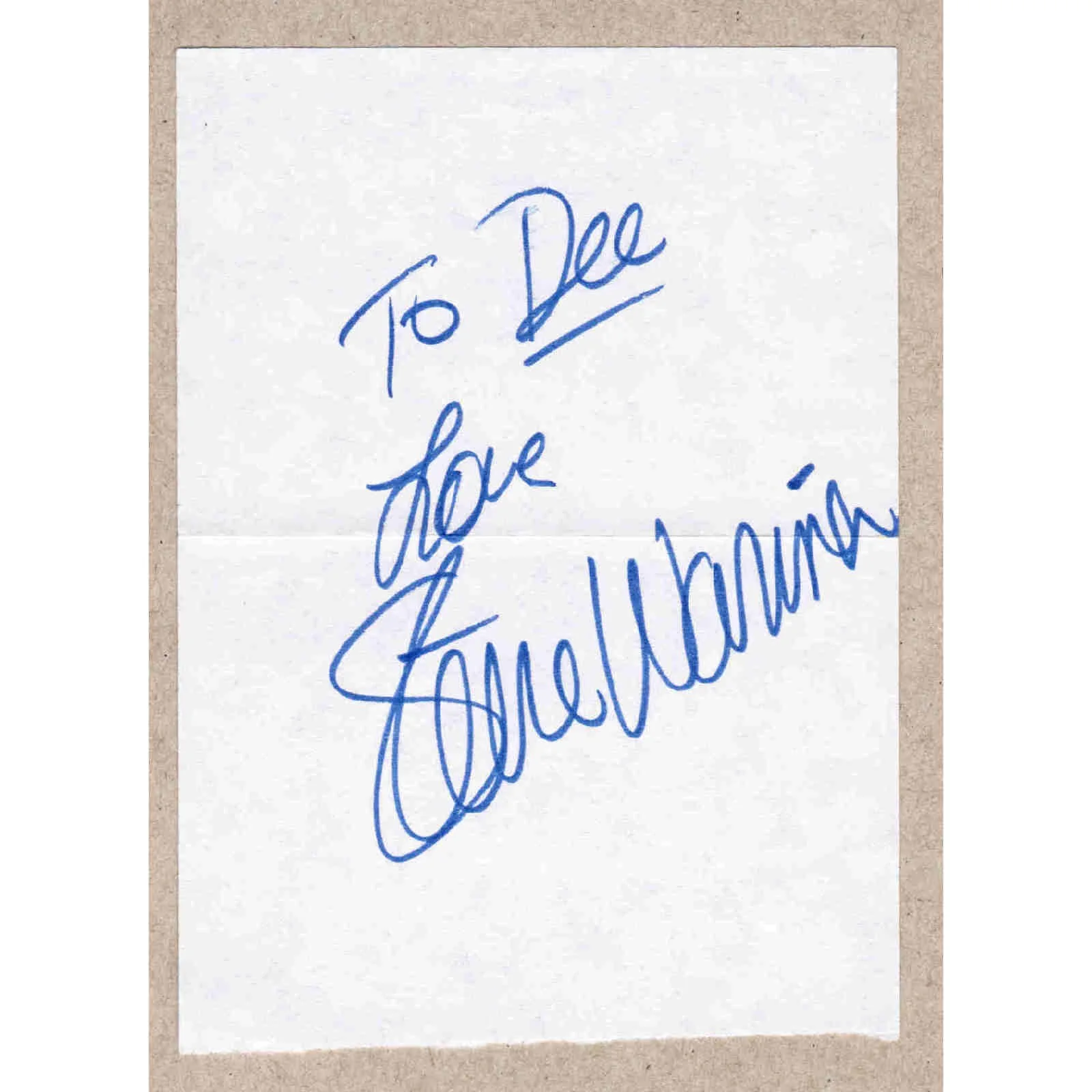 1982 Steve Wariner Signed Autograph w/Fan Taken 3.5 x 3.5 OOAK Photo Ticket Stub, image 2