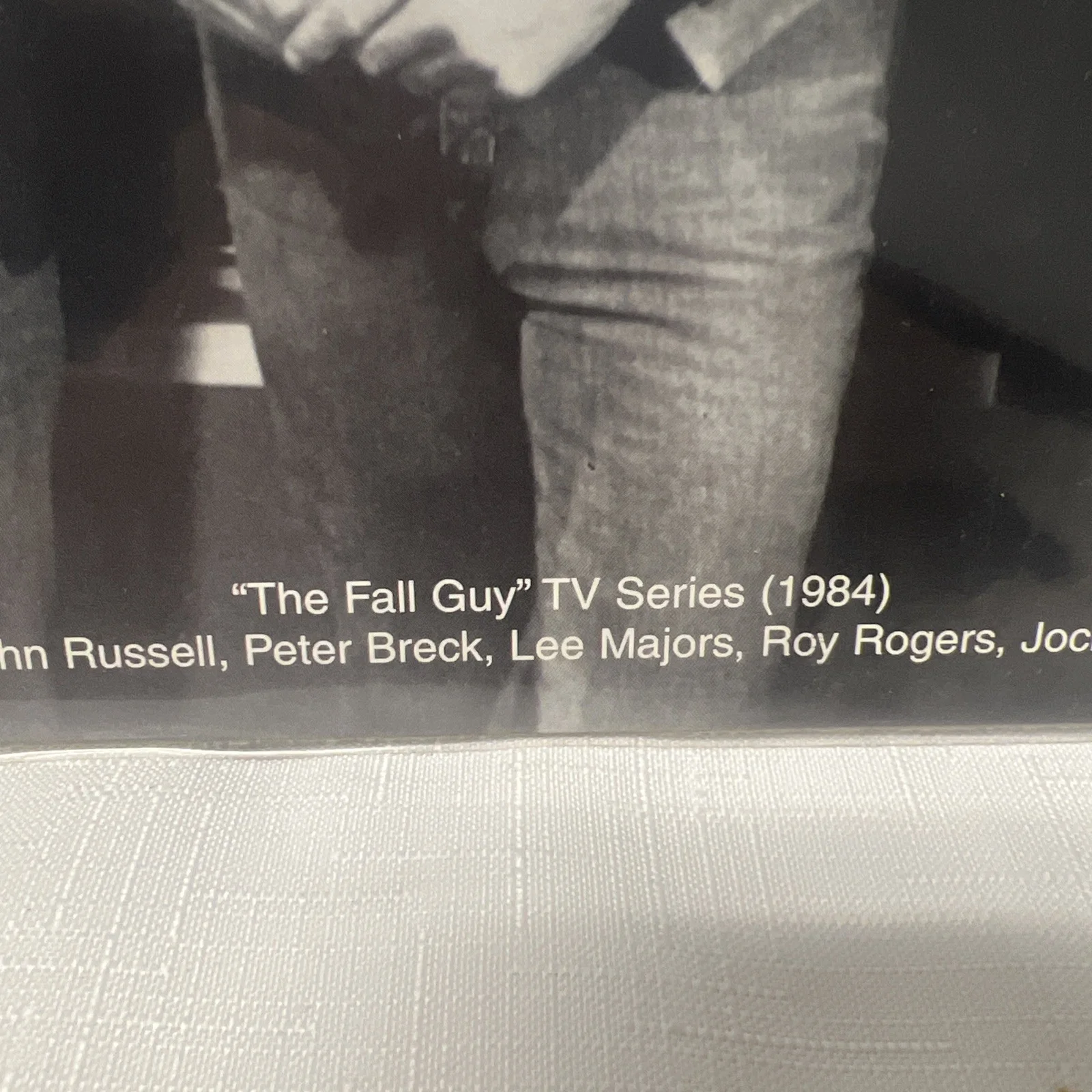 Peter Breck, Lee Majors, Roy Rogers — Vintage Fall Guy Signed 11x14 TV Poster Roy Roger’s Peter Breck Lee Majors!, изображение 2