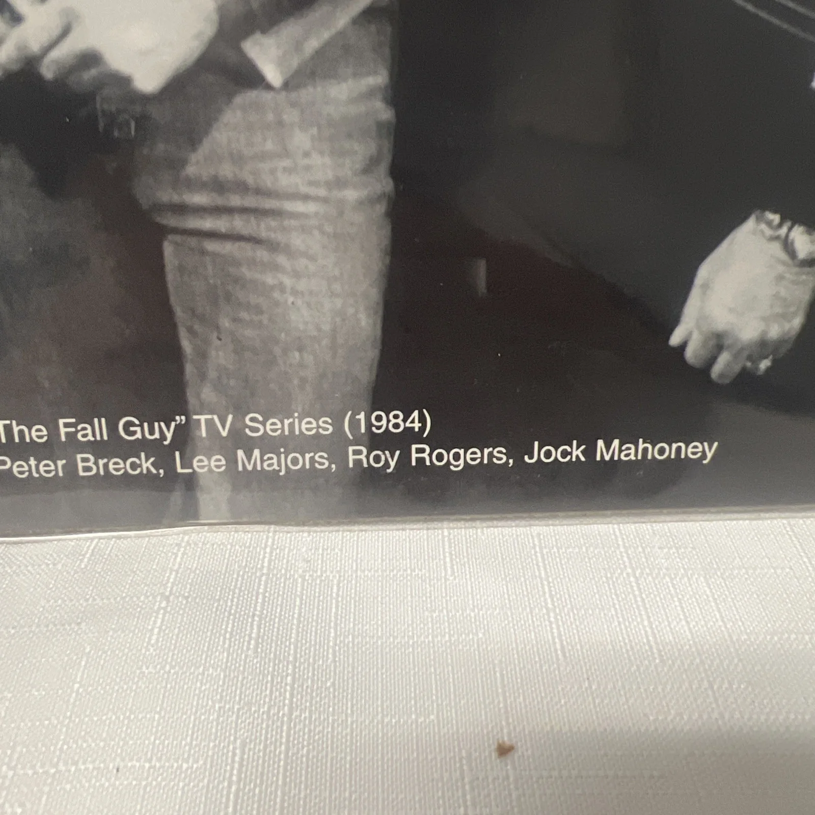 Peter Breck, Lee Majors, Roy Rogers — Vintage Fall Guy Signed 11x14 TV Poster Roy Roger’s Peter Breck Lee Majors!, изображение 4