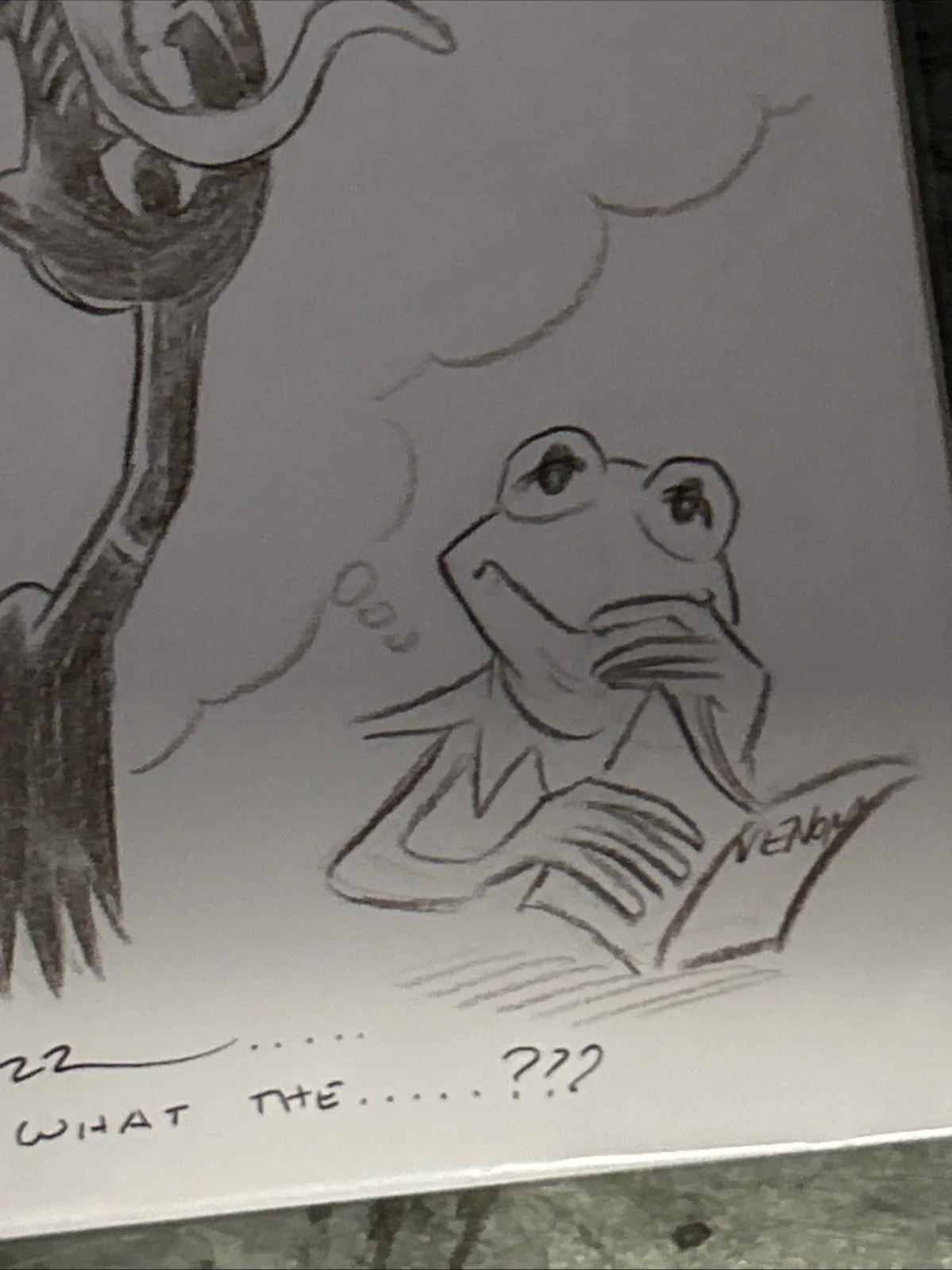 Guy Gilchrist — Guy Gilchrist Original Art Kermit As Venom on Non-stop Spider-Man #1, image 2